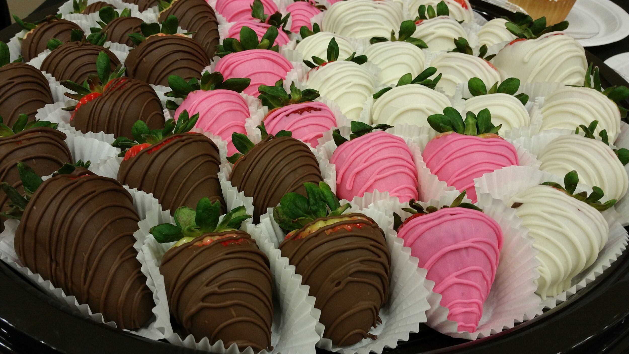 Milk Chocolate Covered Strawberries, Half Dozen