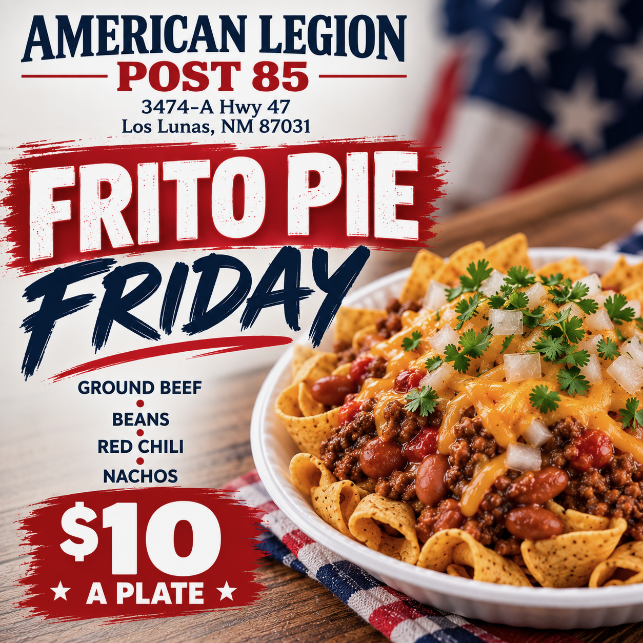 Frito Pie Night at the Legion 