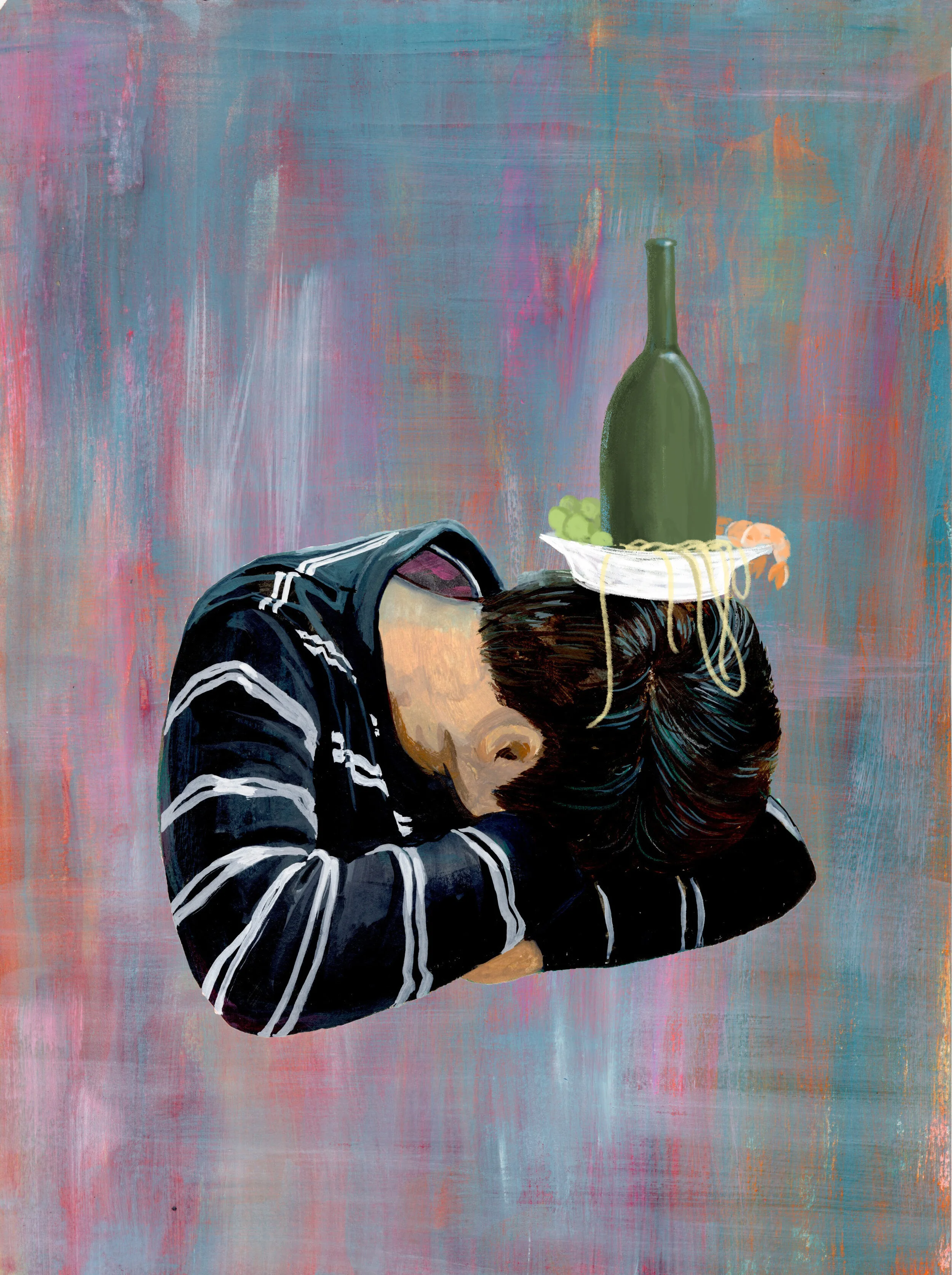 Title: After FinalMedia: Acrylic Paint, Digital Collage (Photoshop)