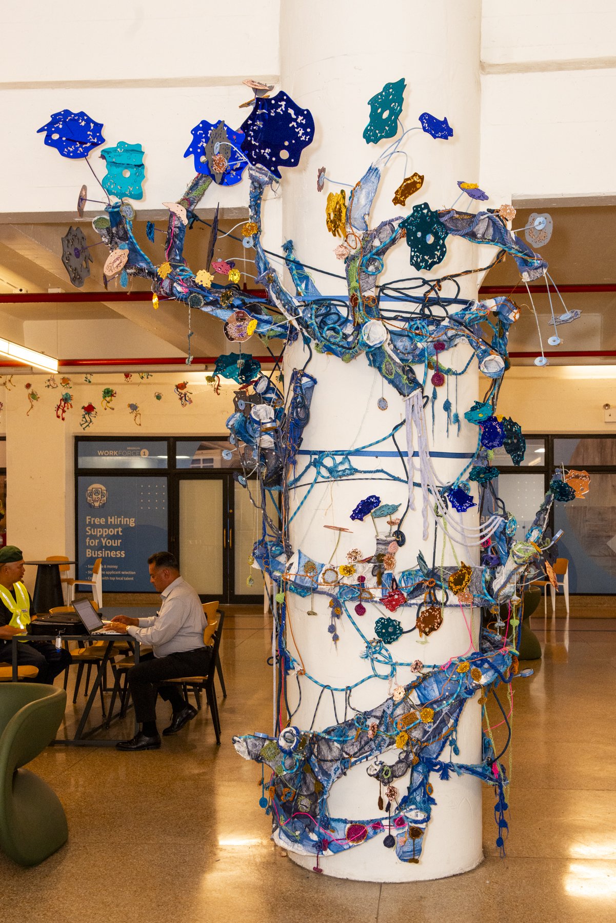'We are swirling and tethered' by DB Lampman