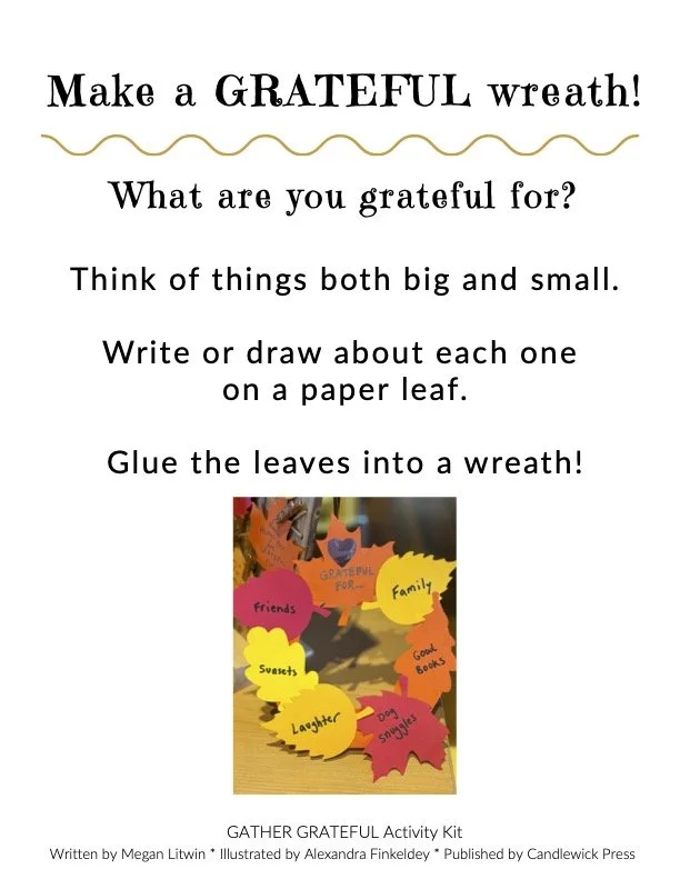 Directions to make a Grateful Wreath