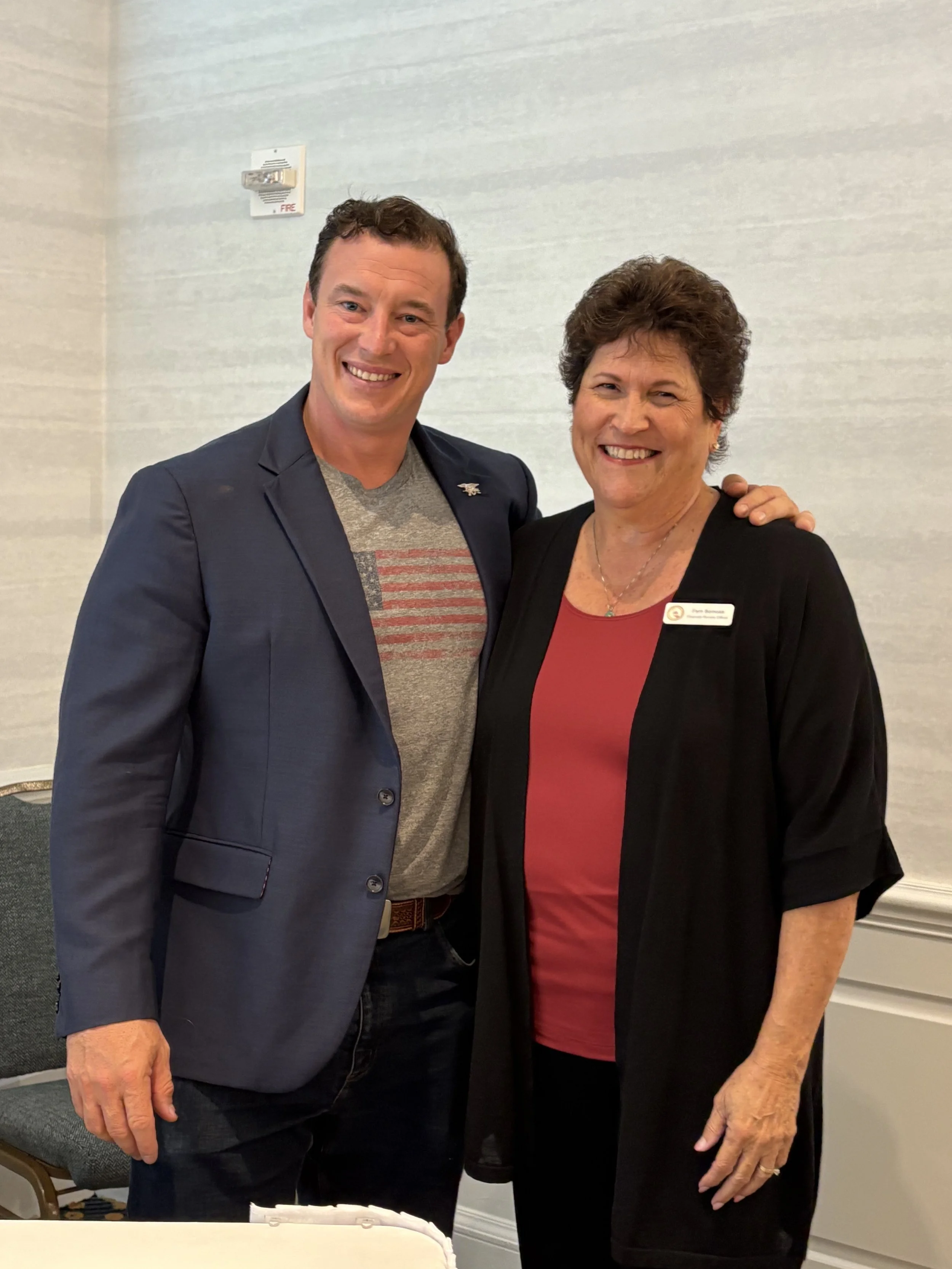 Carl Higbie from NewsMax at South Bay Republican Women’s luncheon on Saturday, September 13.