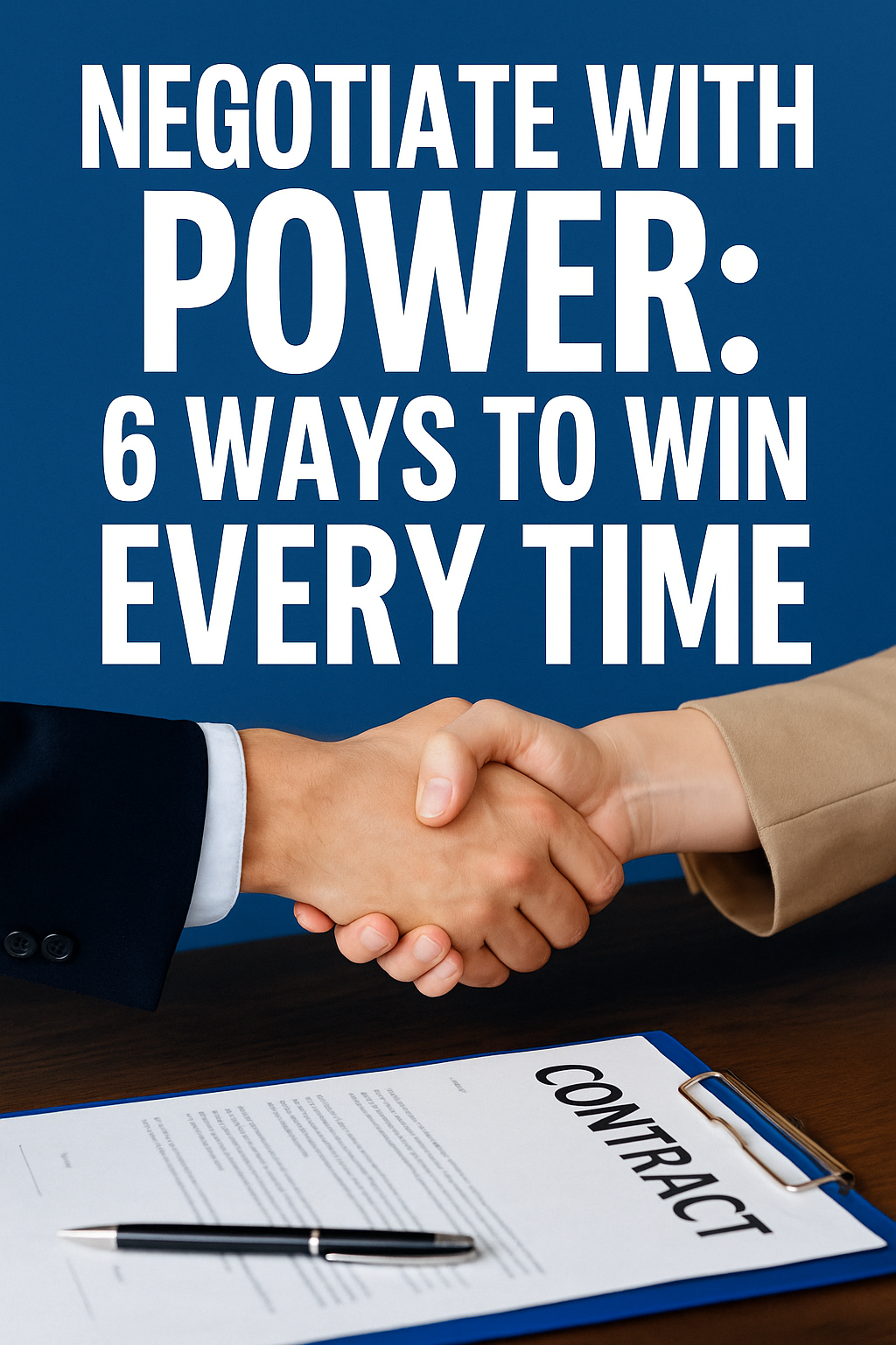 Negotiate with Power: 6 Ways to Win Every Time