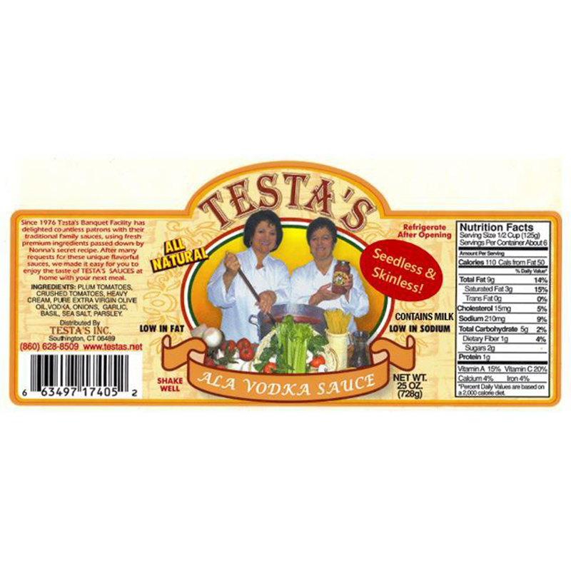 4 Pack of Testa's Pasta Sauce -- Low Lectin, Skinless & Seedless ...