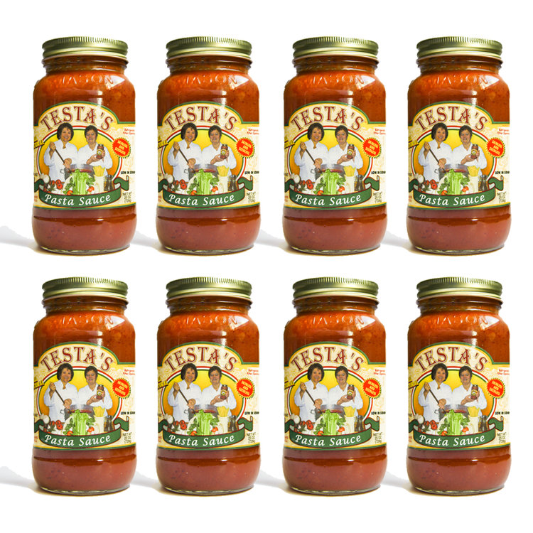 4 Pack of Testa's Pasta Sauce -- Low Lectin, Skinless & Seedless ...
