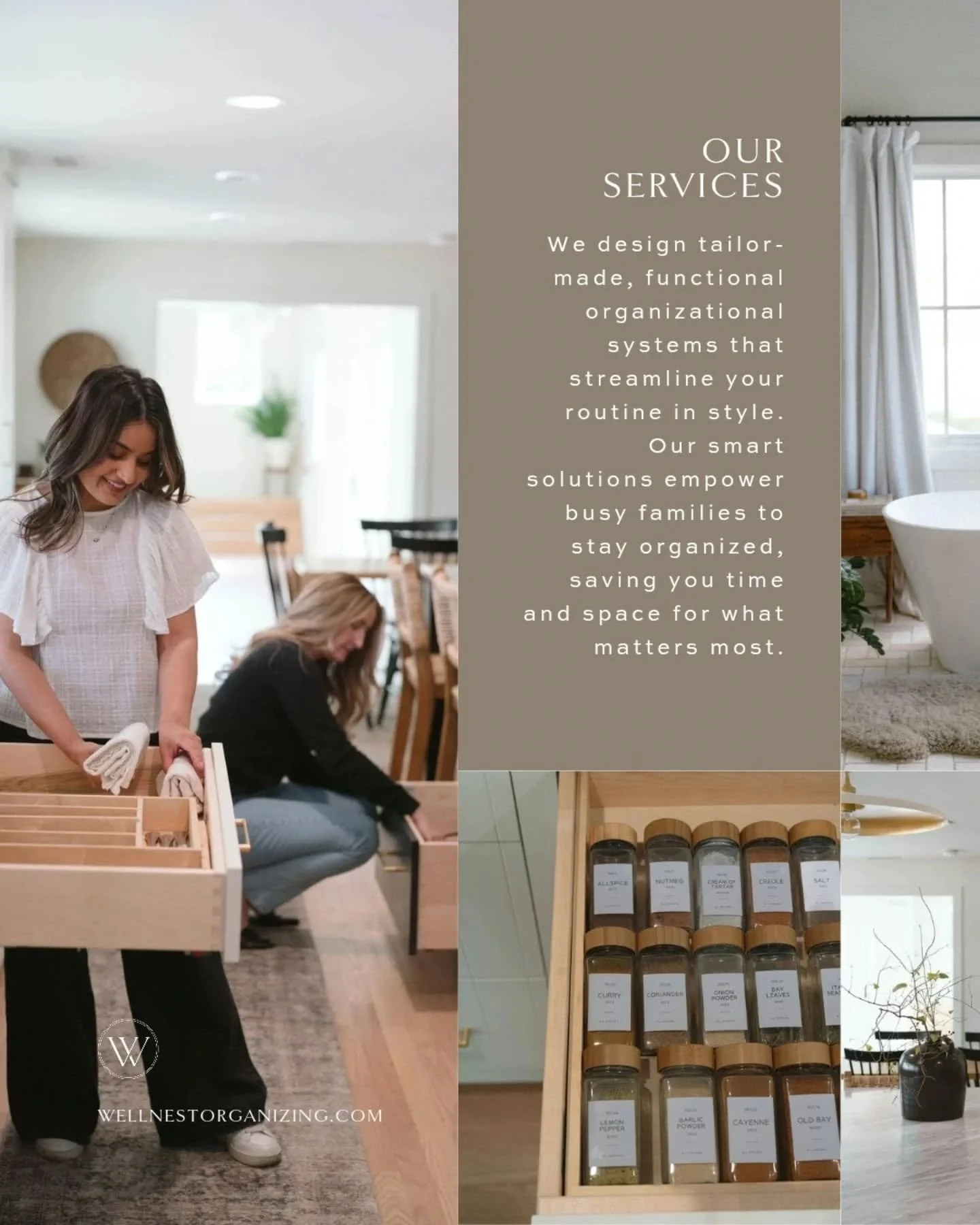 Home organization for a *balanced* life - that's what we deliver. Whether you're enlisting us to just declutter, fully organize or move in, we de-stress not just your home but your L I F E. Is that your vibe? 

Then let's get in touch 🙋🏽&zwj;♀️🙋🏼