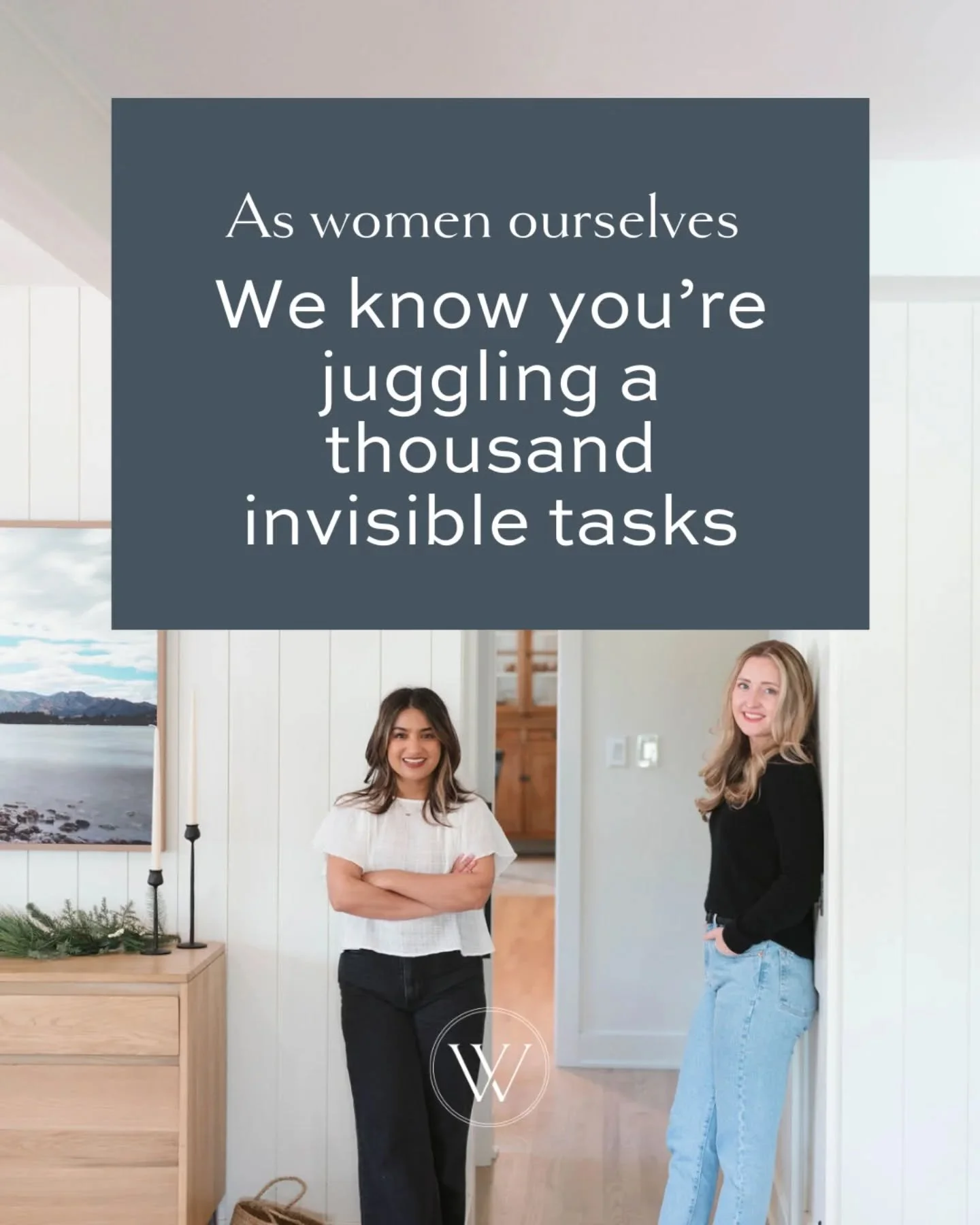 After working closely with mothers, entrepreneurs, executives, and everything in between - we realized, we do what we do, because women do and think about a LOT.

Our clients are in fact organized and multi-talented women but they are overwhelmed and