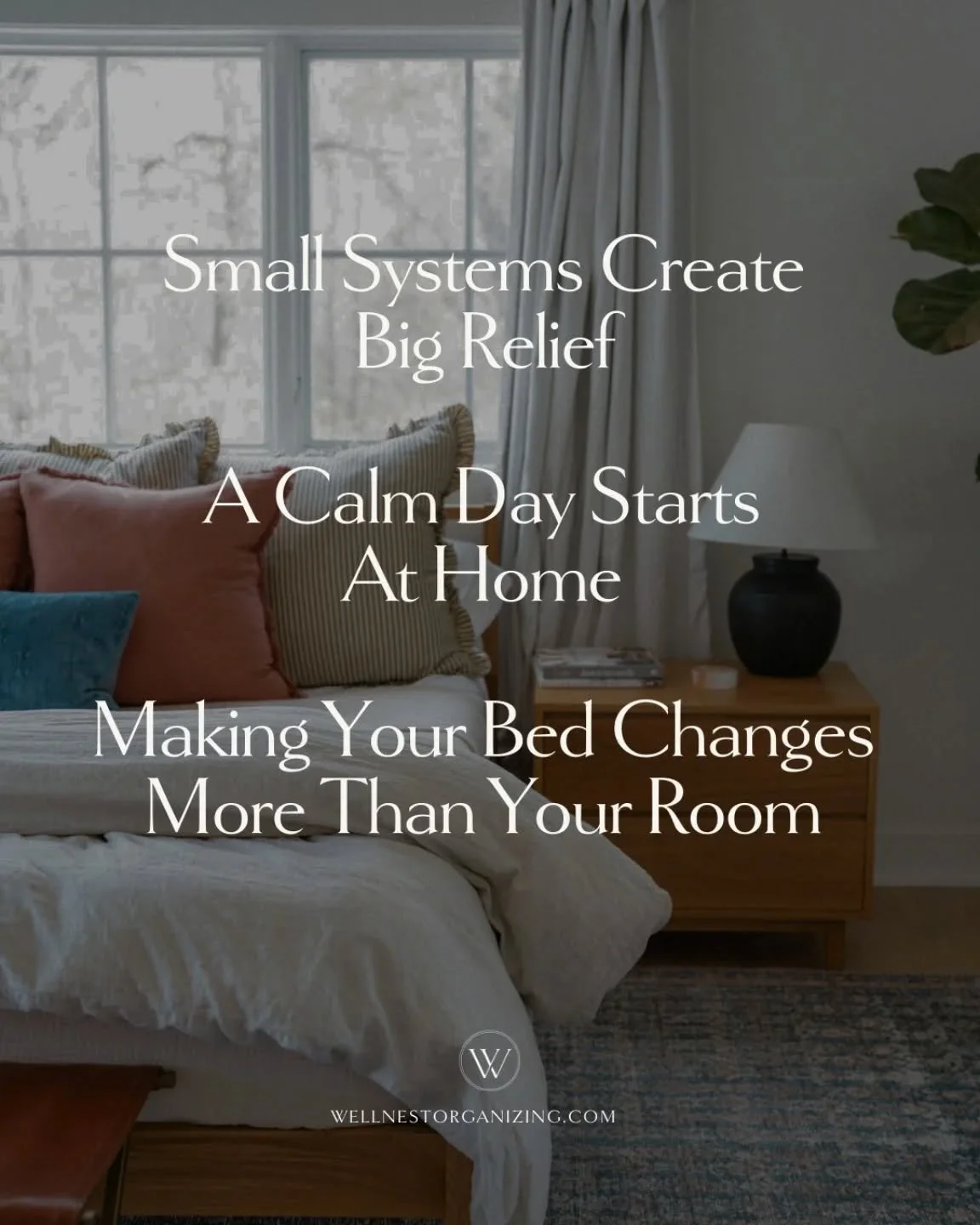Making your bed in the morning isn&rsquo;t really about how it looks.

It&rsquo;s about starting your day with a small moment of order. A reset. A signal to your nervous system that something is settled, even when life feels busy.

That&rsquo;s the h