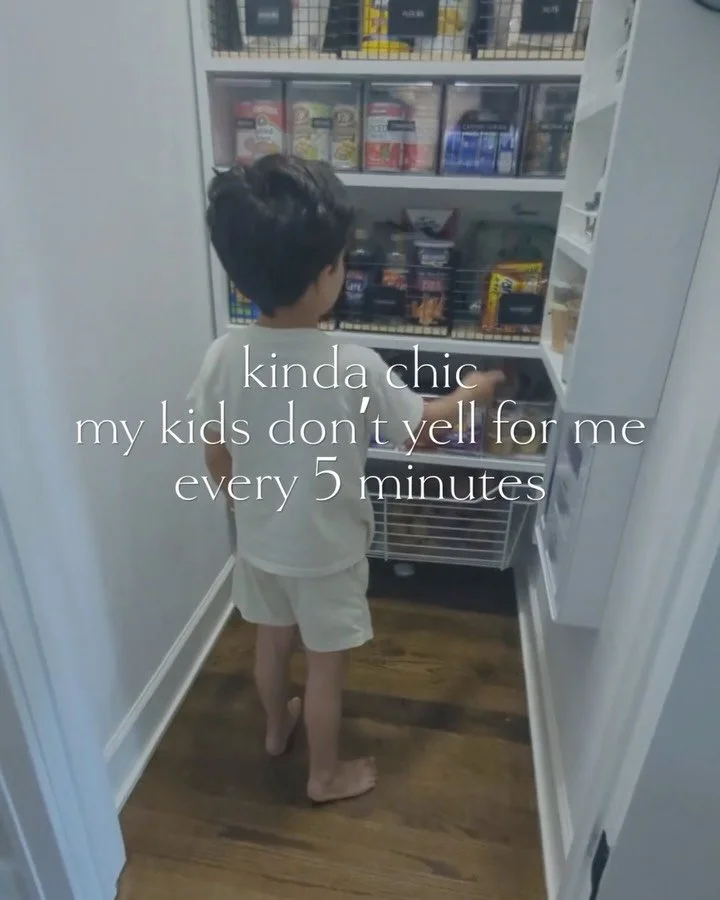 We ask every family the same thing before we touch a shelf: what do your kids actually need to reach on their own? 

Back to school means faster mornings and afternoons split between snacks, homework, and practice, so we build pantries that let kids 