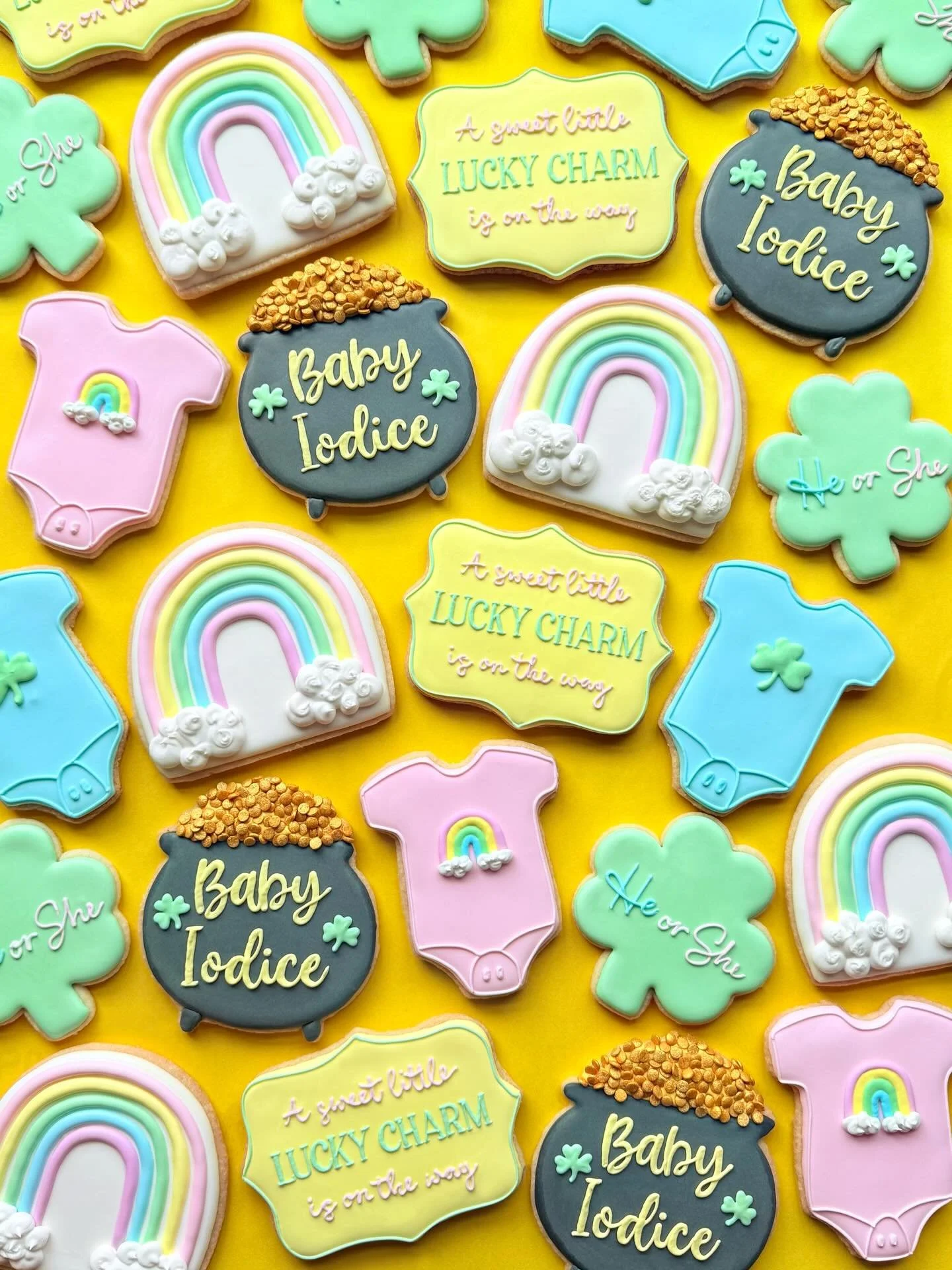 🌈☘️💰 cutest gender reveal