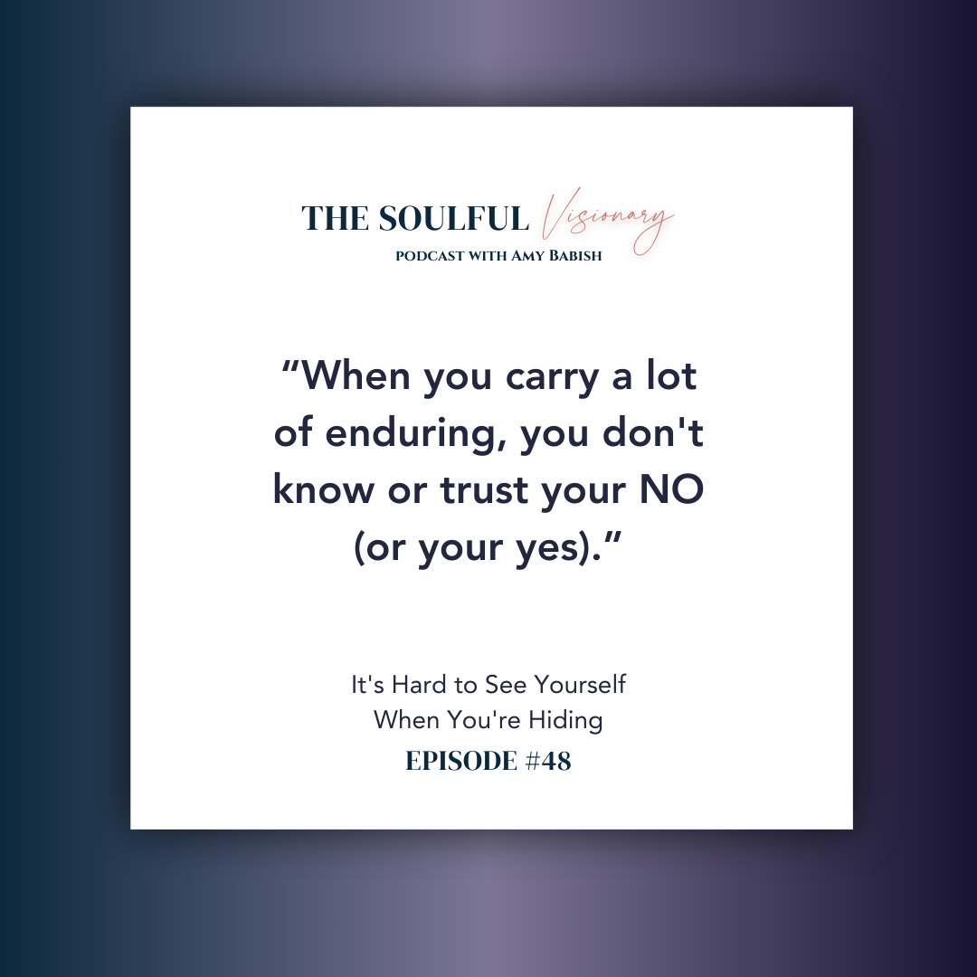 It's Hard to See Yourself When You're Hiding