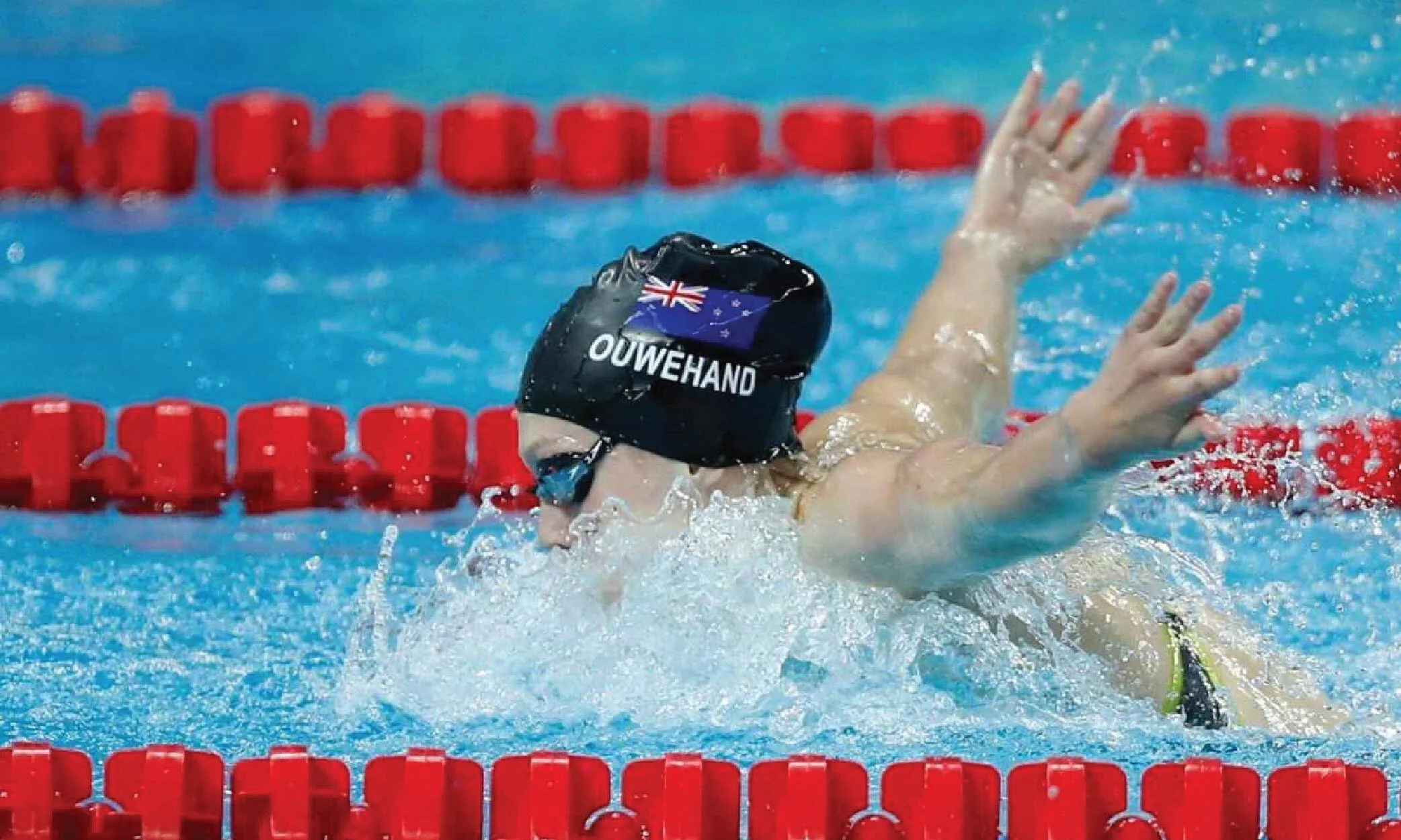 Albany student swimmer competes  on world stage