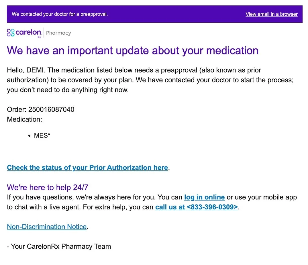 Here we go again. 🙄

Every time I need to renew my prescription, it turns into a full-on obstacle course.

During one flare, my GI doctor prescribed a combination of oral meds and suppositories because that&rsquo;s what I needed. But my insurance, A