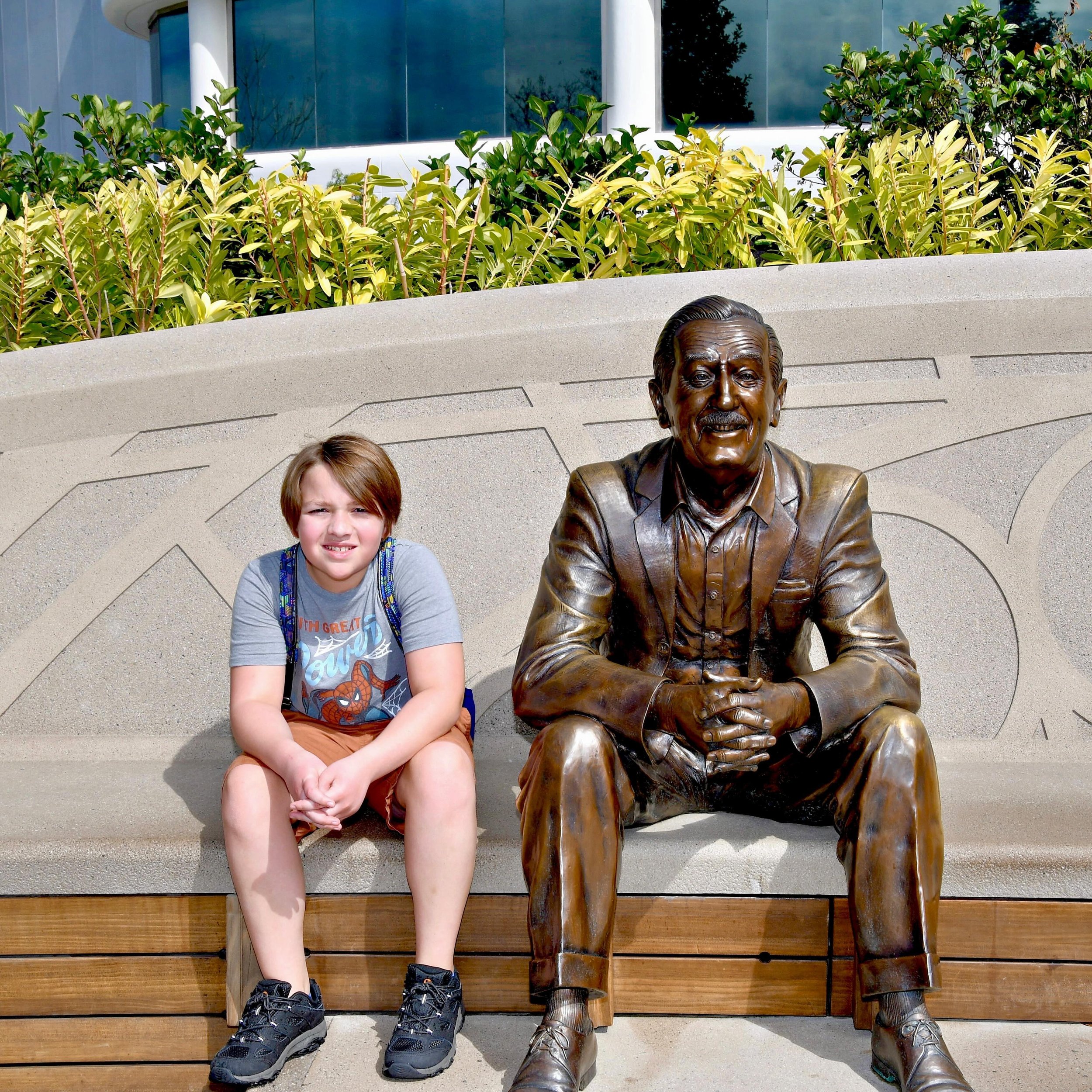 I love the new Walt statue in Epcot 🥰