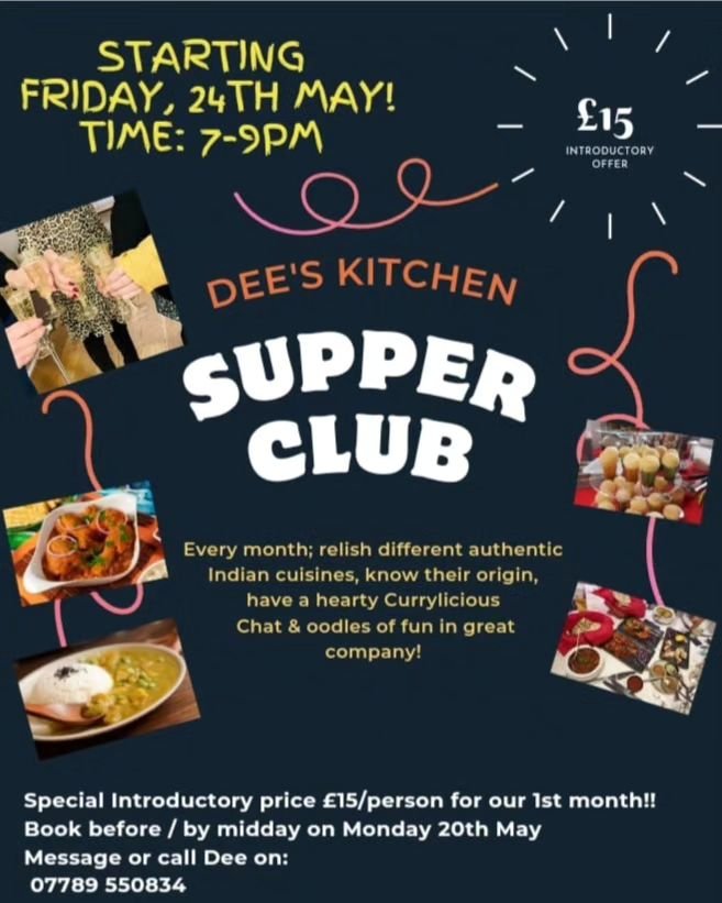 Just to give it a headstart, give you all a feel of it and make it more feasible... to attract more attendees at my first Independent Curry Club, to gain that confidence from you all to come and try my food made with that homely touch.. I am offering