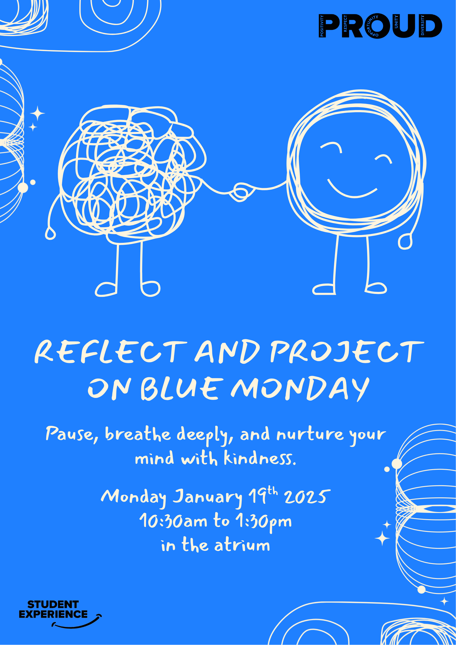Reflect & Project on Blue Monday 