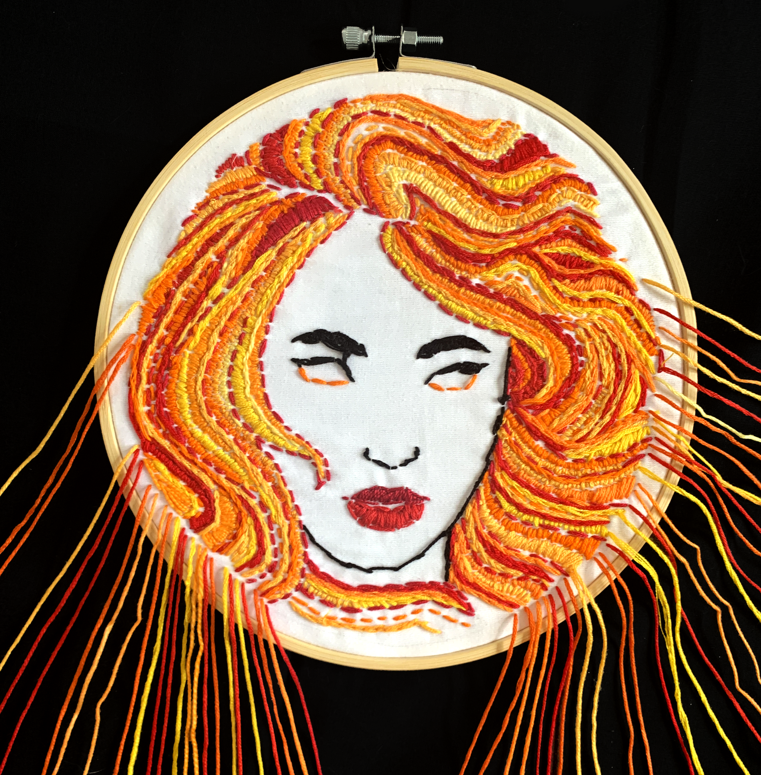 Let Your Hair Down (detail), 2020