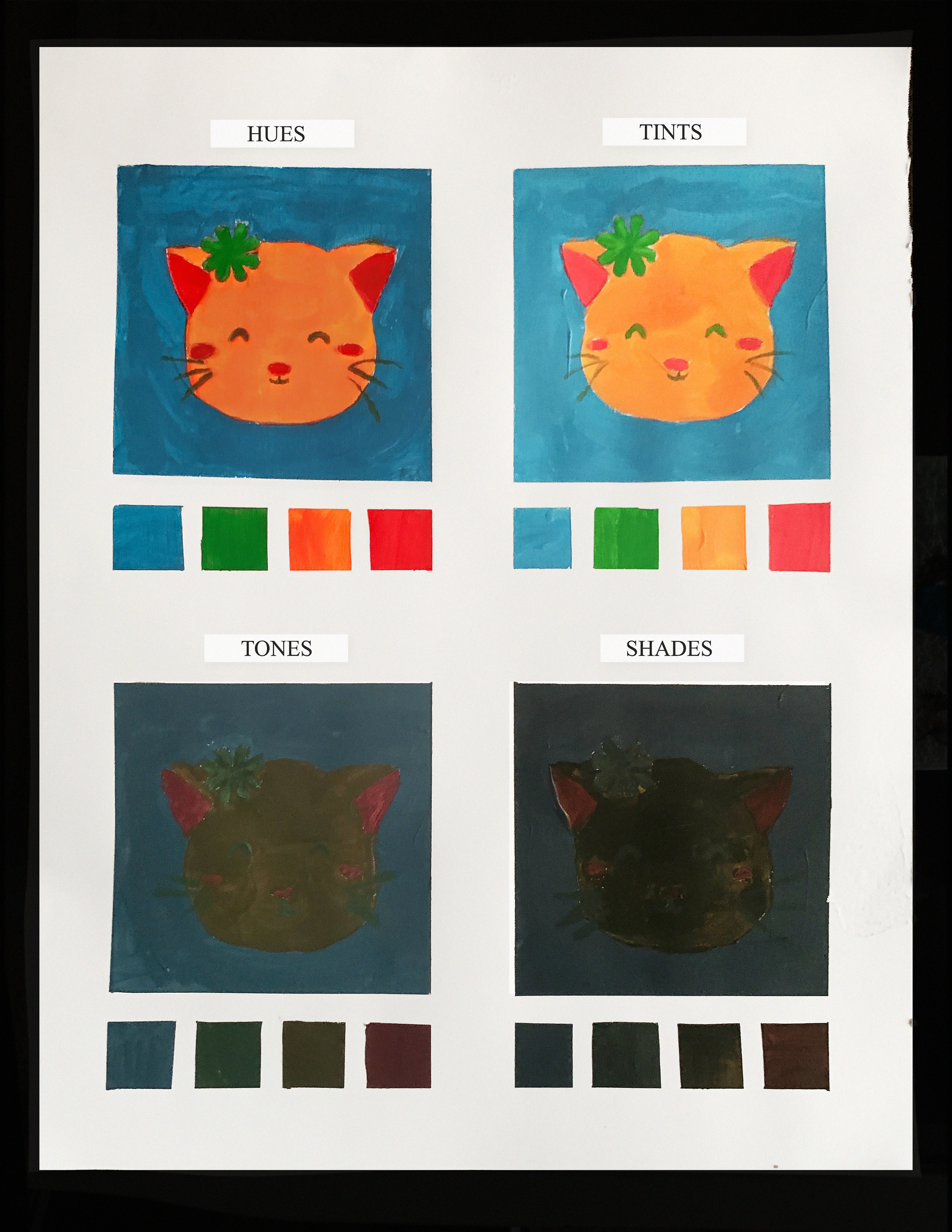 Tints, Tones, & Shades Assignment