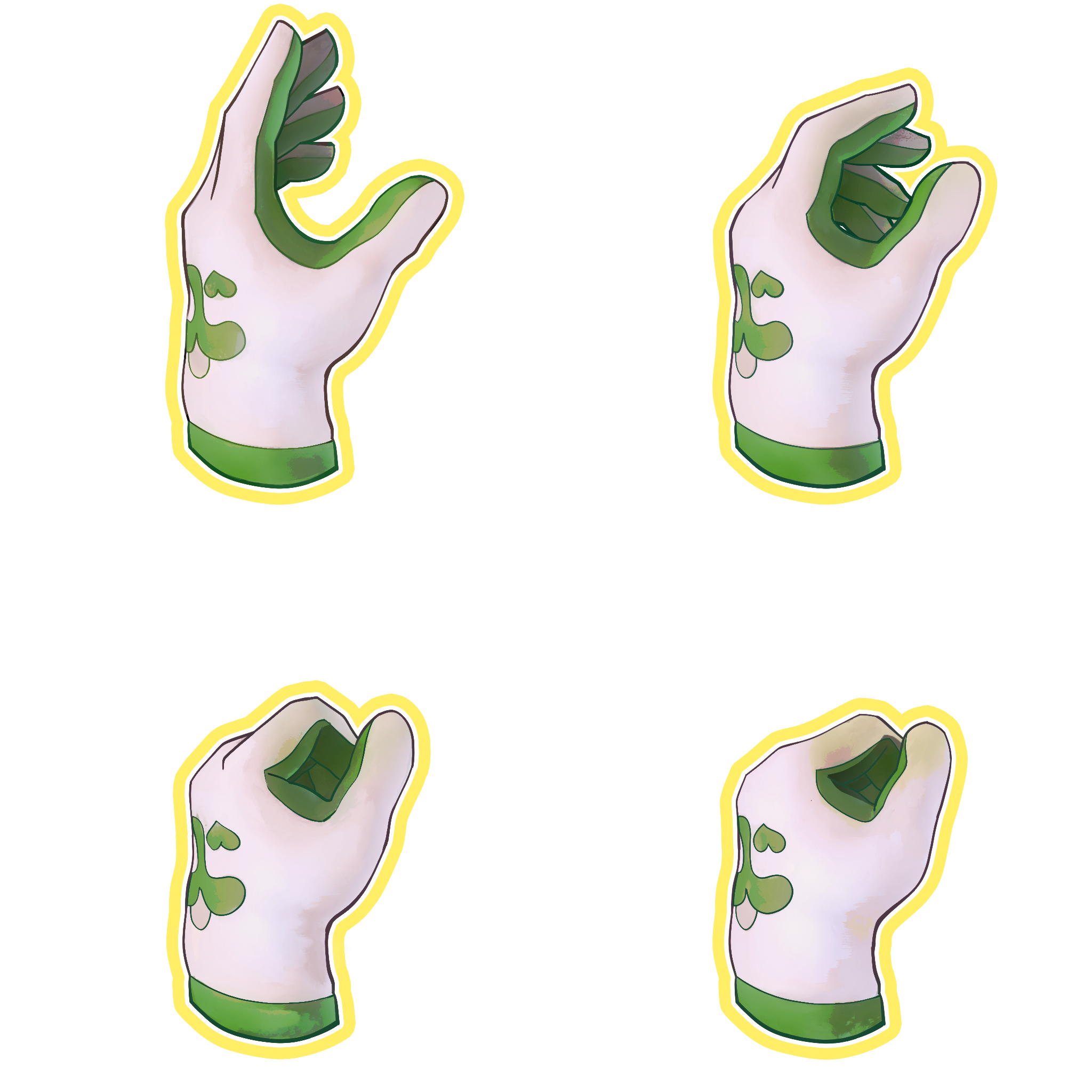 Grab Gesture Sprite Sheet