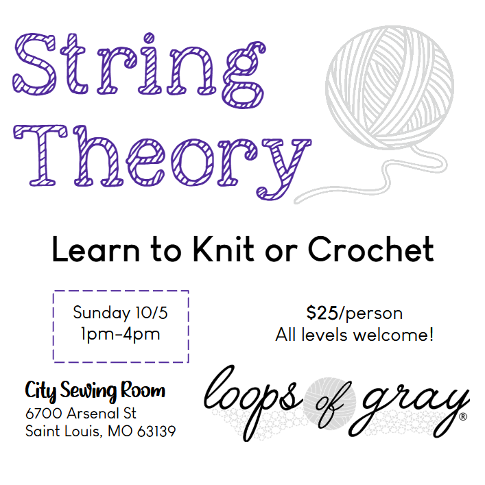 String Theory - Learn to Knit or Crochet - 10/5/25