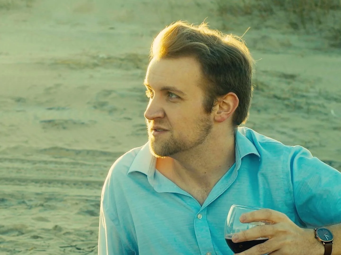 sun-kissed: made warm by the sun

An amazing still taken from a film I got to work on last fall for @stephkerry95 and @rutheking24. Instagram wouldn&rsquo;t allow the full frame. Excited to see the final product. I also got to act opposite of @hopalo
