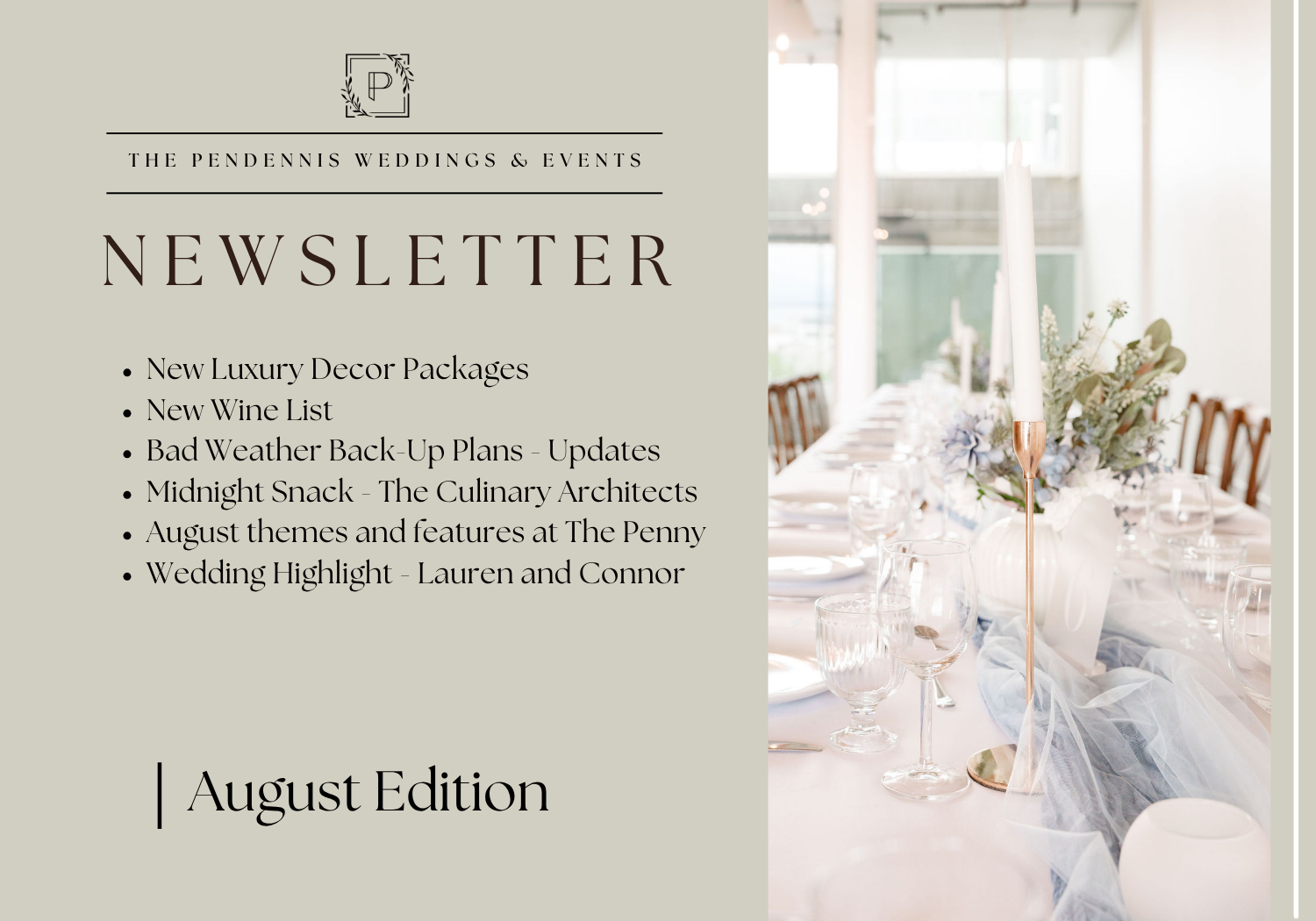 August Newsletter