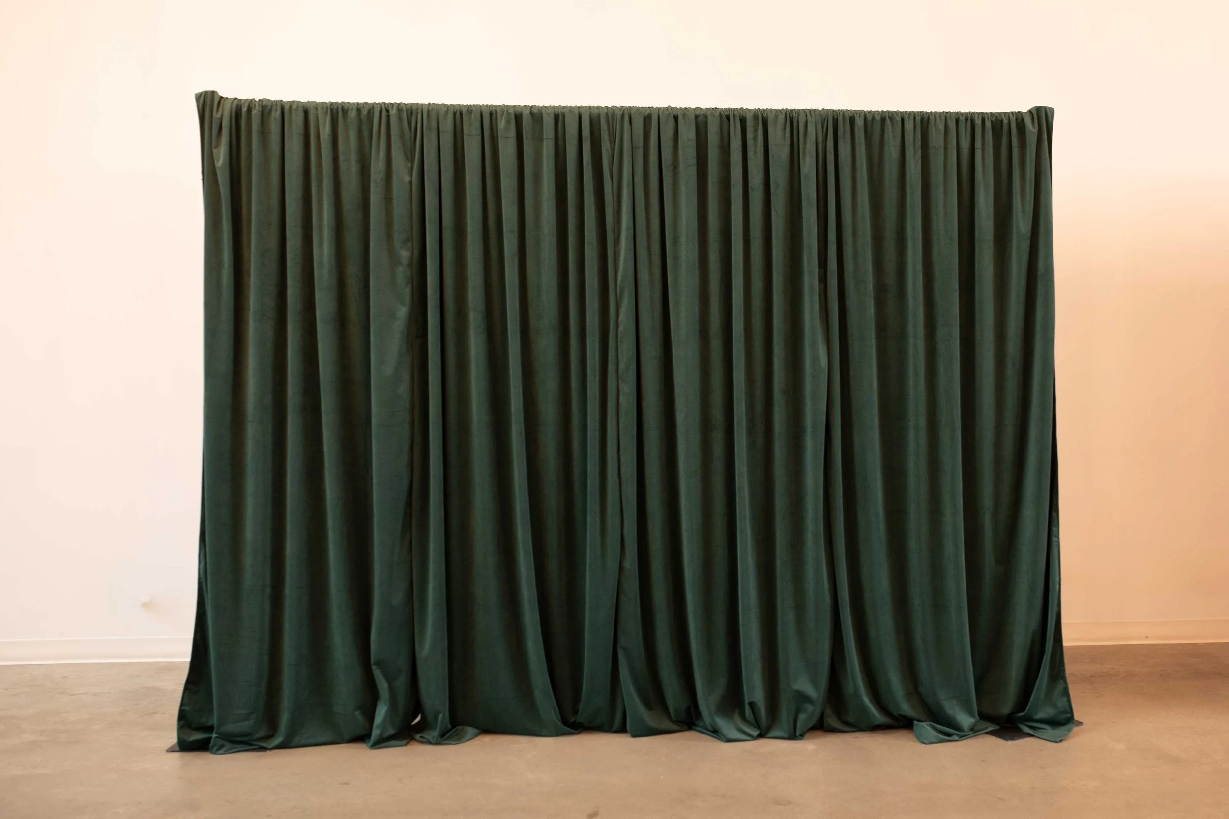 Green Velvet Drape