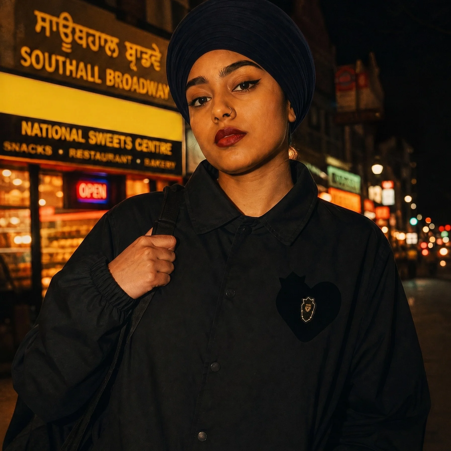 Some looks don&rsquo;t ask for permission. Name the energy in one word 👇🏽
.
.
.
#dastaarclothing #streetstyle #fashionphotography #sikhstyle #londonstreetstyle