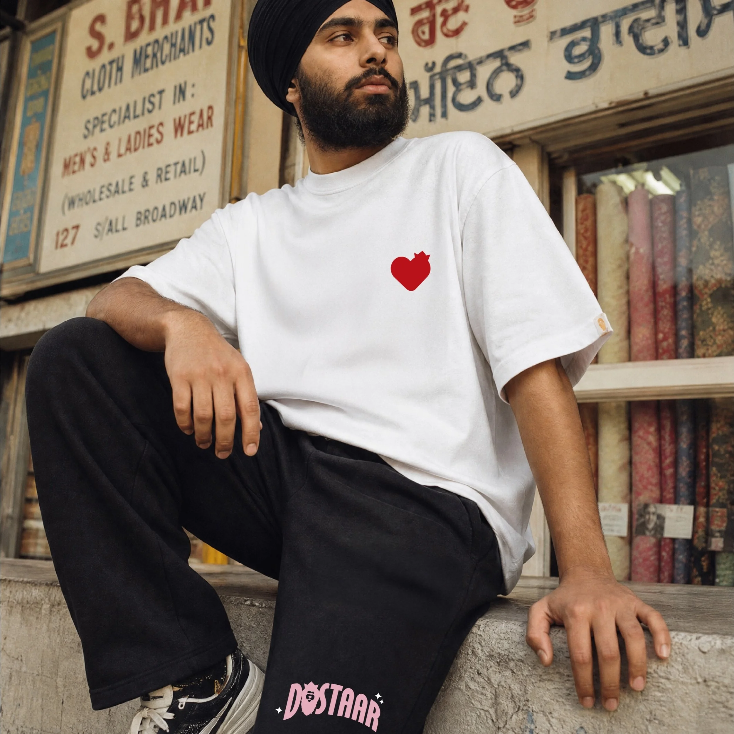 127 Broadway. Still the block. Drop your fit rating out of 10. 
.
.
.
#dastaarclothing #streetwear #ootd #sikhstyle #londonstreetstyle