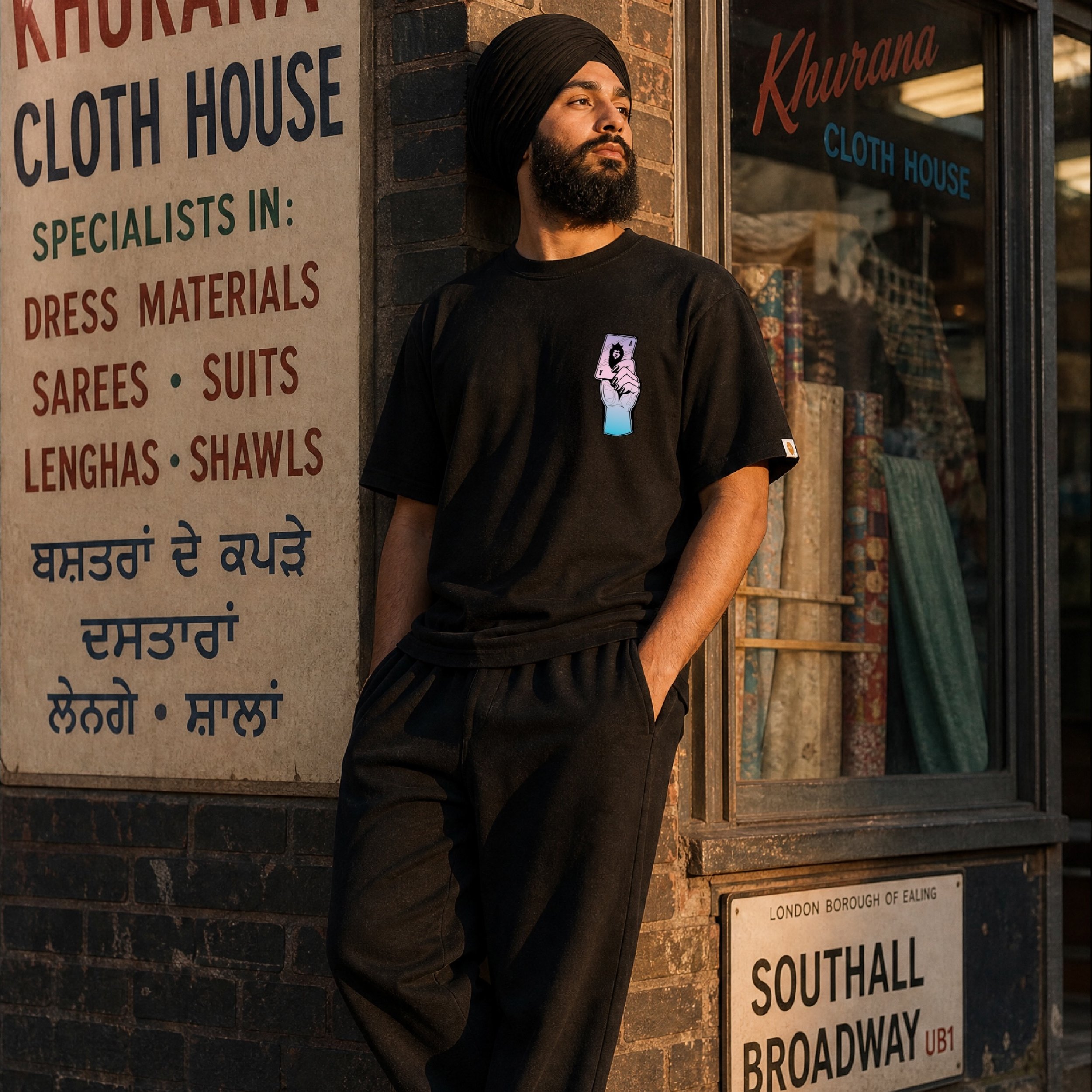 @ub1ub2 you already know. Grew up around here or just passing through? 
.
.
.
#ub1ub2 #dastaarclothing #streetwear #streetstyle #sikhstyle
