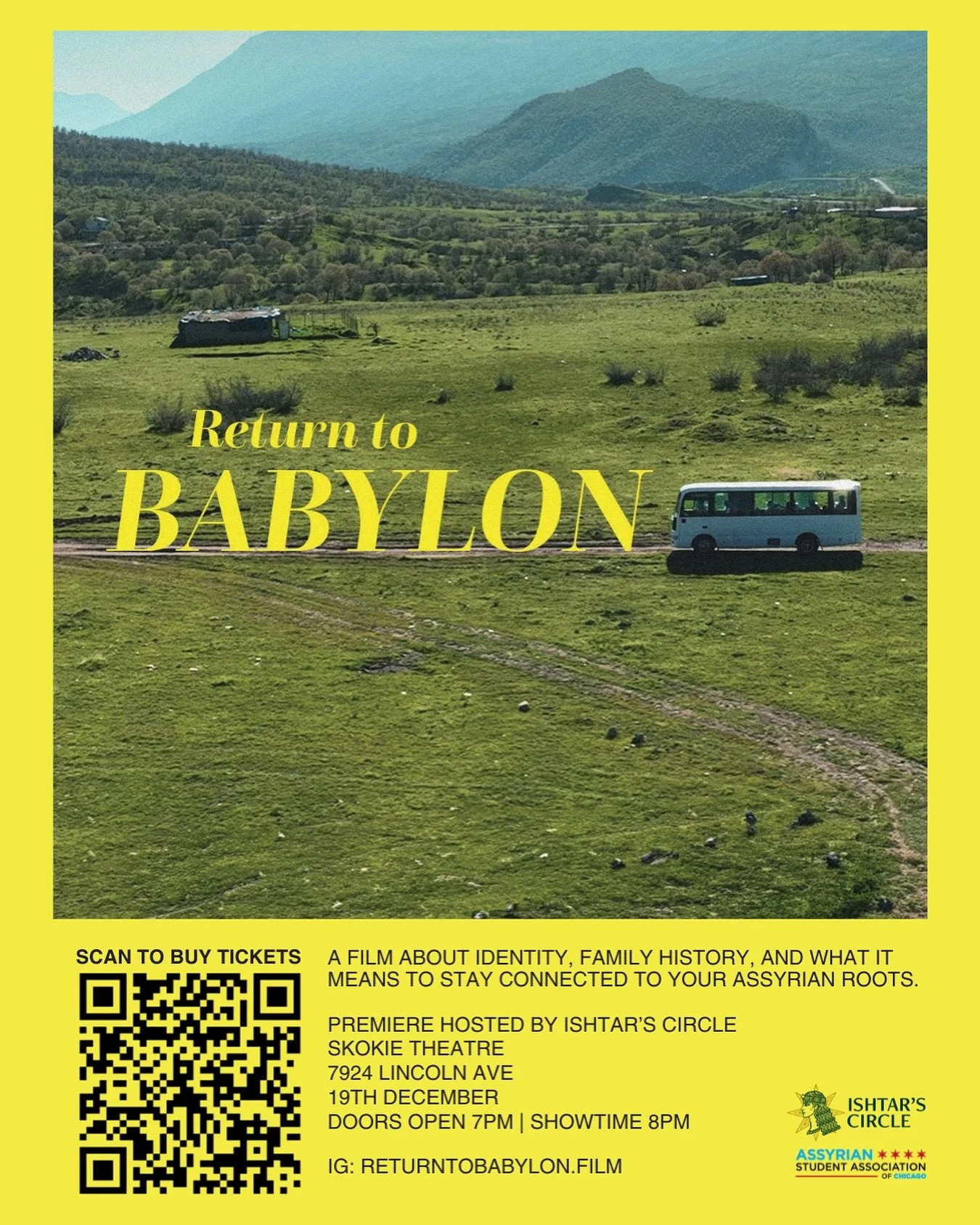 Join us for the film screening of Return to Babylon: A Family in Search of Identity. This powerful documentary by Marie Dault, S&eacute;miramis Ide, and S&eacute;bastien Daycard-Heid offers a poignant look at the complexities of Assyrian identity, in