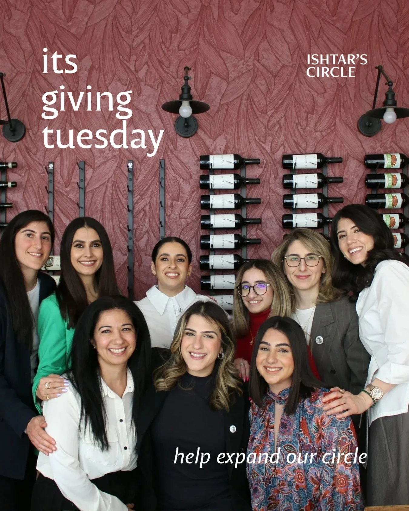 On this Giving Tuesday, we invite you to support our mission and help us expand the spaces where Assyrian women feel seen, supported, and celebrated. Every contribution &mdash; big or small &mdash; fuels our mission.

How to donate:

Zelle: info@isht