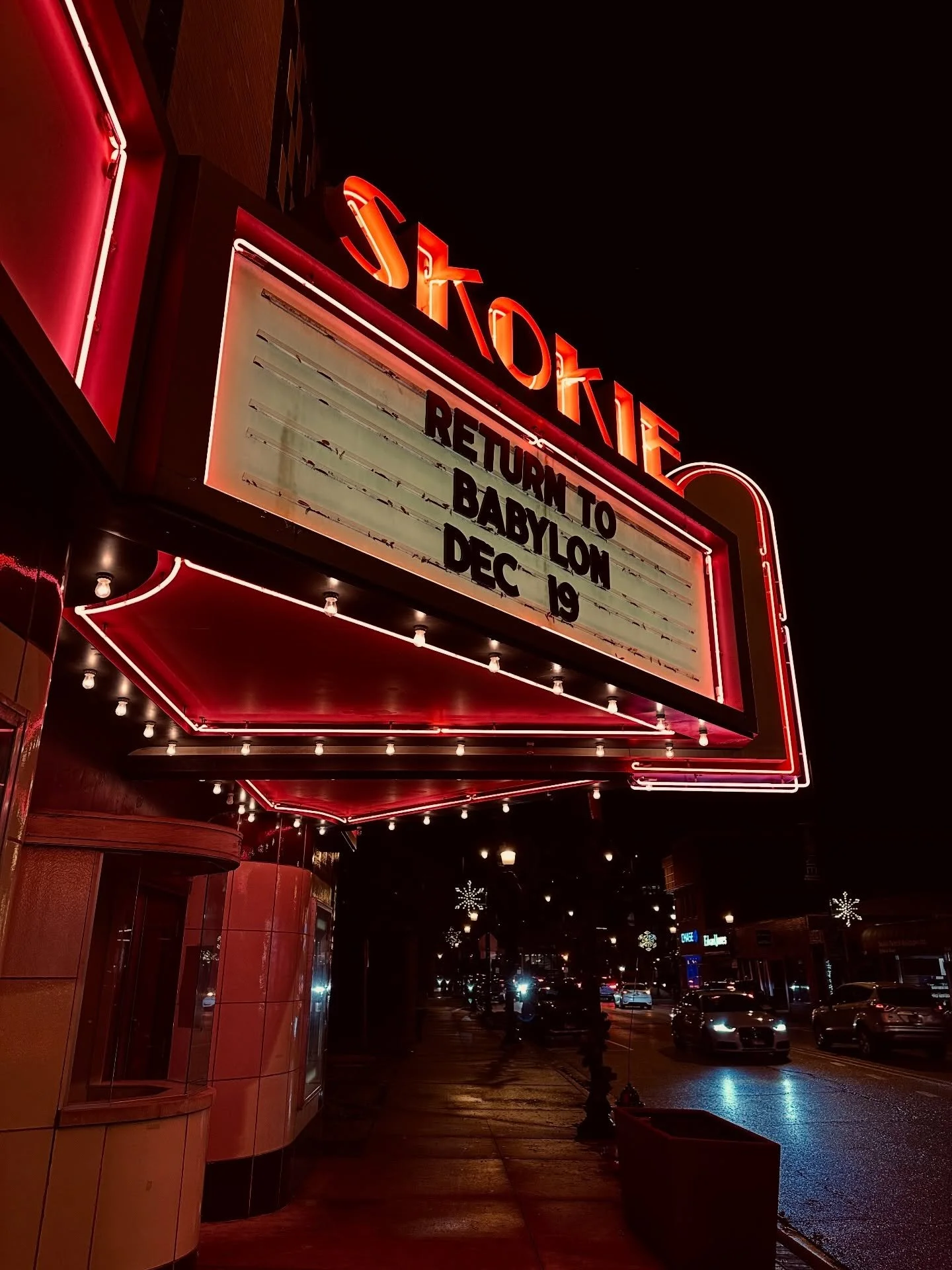 One more day!!! Only a few tickets remain for the one and only Chicagoland screening of Return to Babylon. Grab your tickets&mdash;link in bio.

📅 Friday, Dec 19 | 🕗 Doors Open 7PM - Showtime at 8PM
📍 Skokie Theatre &mdash; 7924 Lincoln Ave, Skoki