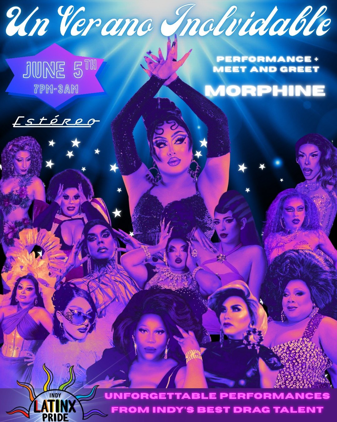 🎉 GIVEAWAY TIME! 🎉

INPOC is partnering with Indy Latinx Pride to give away a pair of general admission tickets to Un Verano Inolvidable on Friday, June 5th! 🌴

✨ Join us for an unforgettable night featuring amazing local drag performers and the o