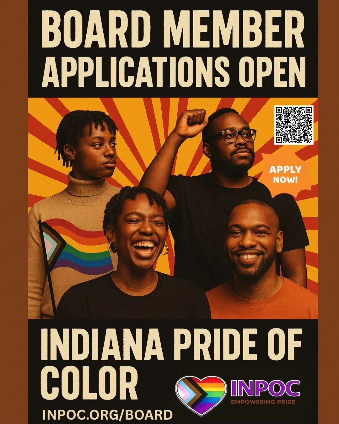 🌈🖤 INDIANA PRIDE OF COLOR IS GROWING &mdash; AND WE WANT YOU! 🖤🌈

Are you passionate about community, leadership, advocacy, culture, and creating meaningful change? Indiana Pride of Color (INPOC) is looking for dedicated individuals who are ready