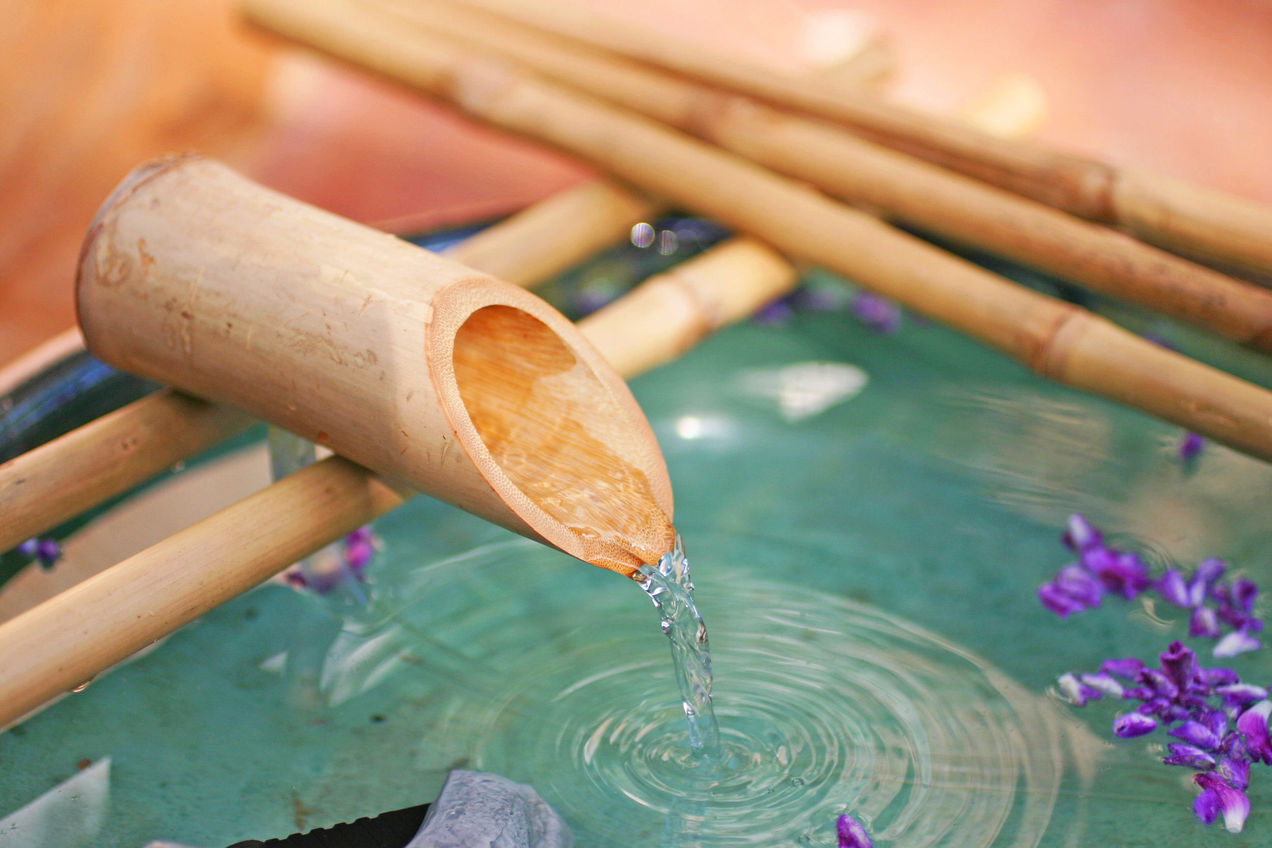 100/% Handmade,Length25cm Bamboo Fountain Kit Solar Bamboo Fountain Japan Garden Waterfall Outdoor Water Fountain Spout