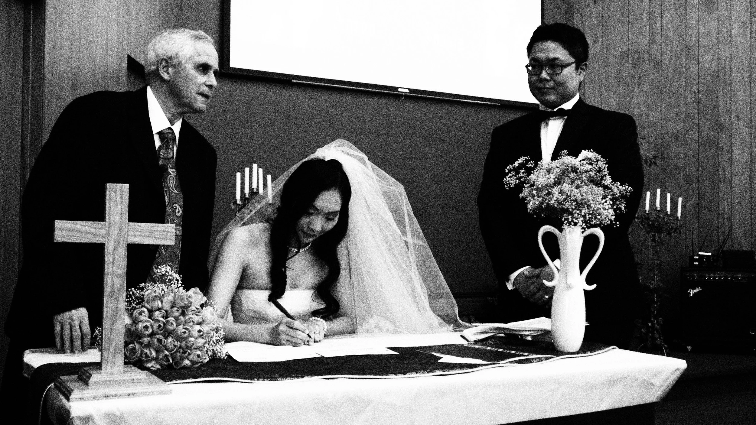 “A Christianity wedding ”, Saskatoon. Canada, 2014, photography.