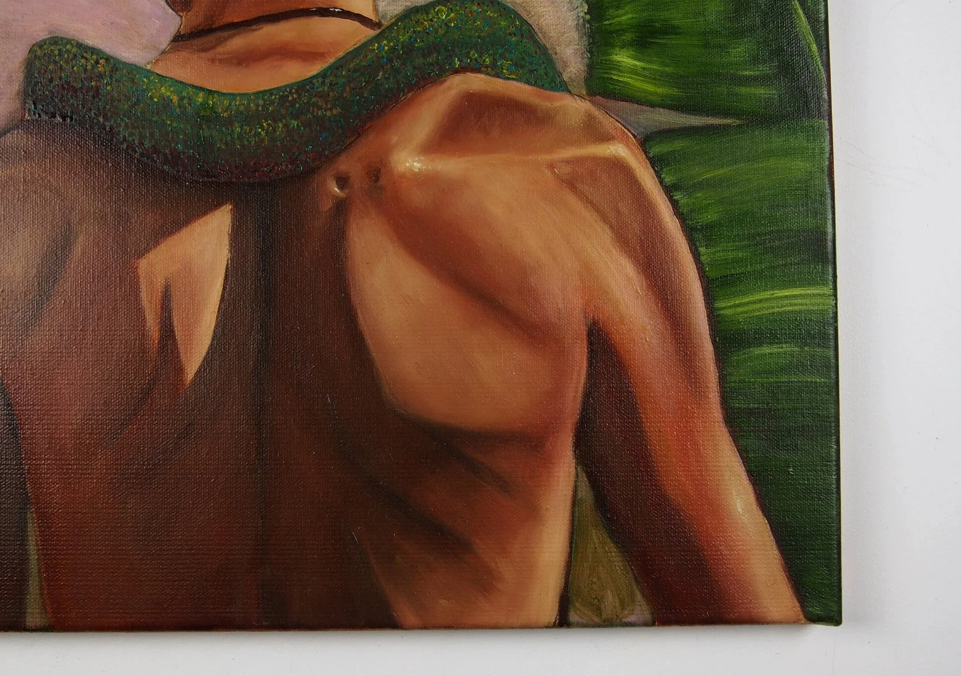 "Nowhere to go", oil on canvas, 18" X21" , 2019, by Yanli Tang.
