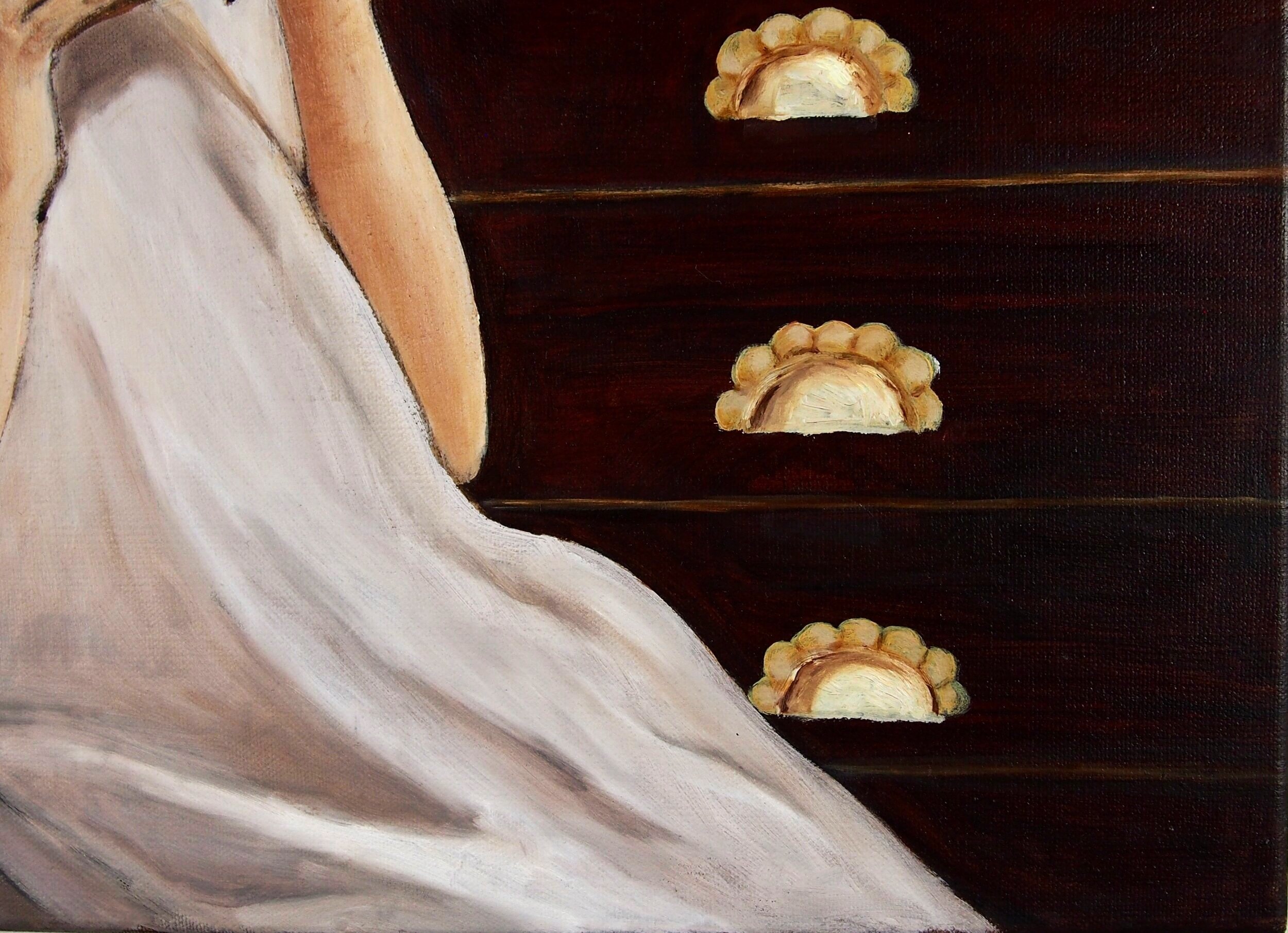 "The Reader", oil on canvas, 18"x24", 2019, by Yanli Tang (SOLD)