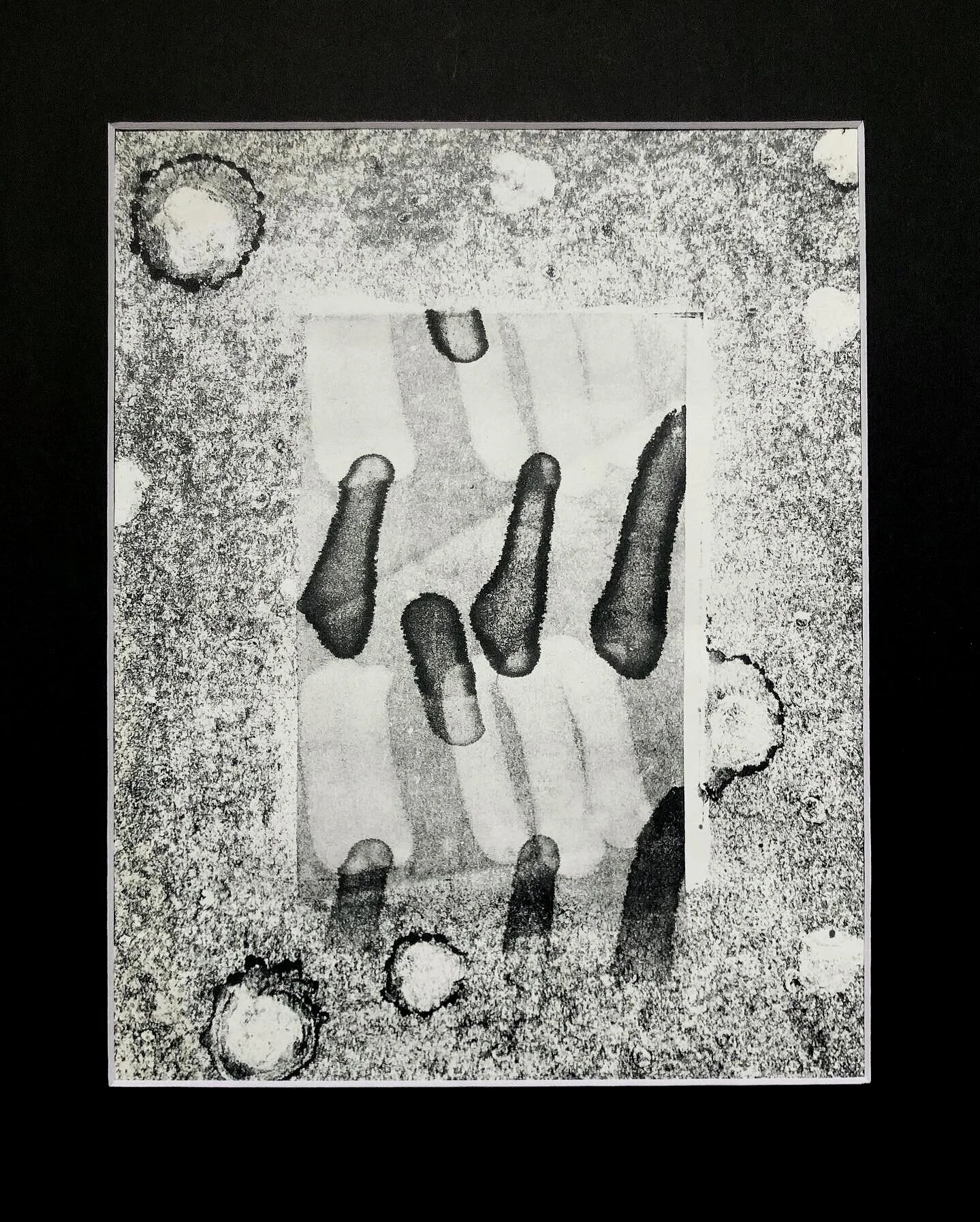 "Untitled", Mixed media on paper, limited 1, 7.5" X 9.5", 2019, by Yanli Tang.