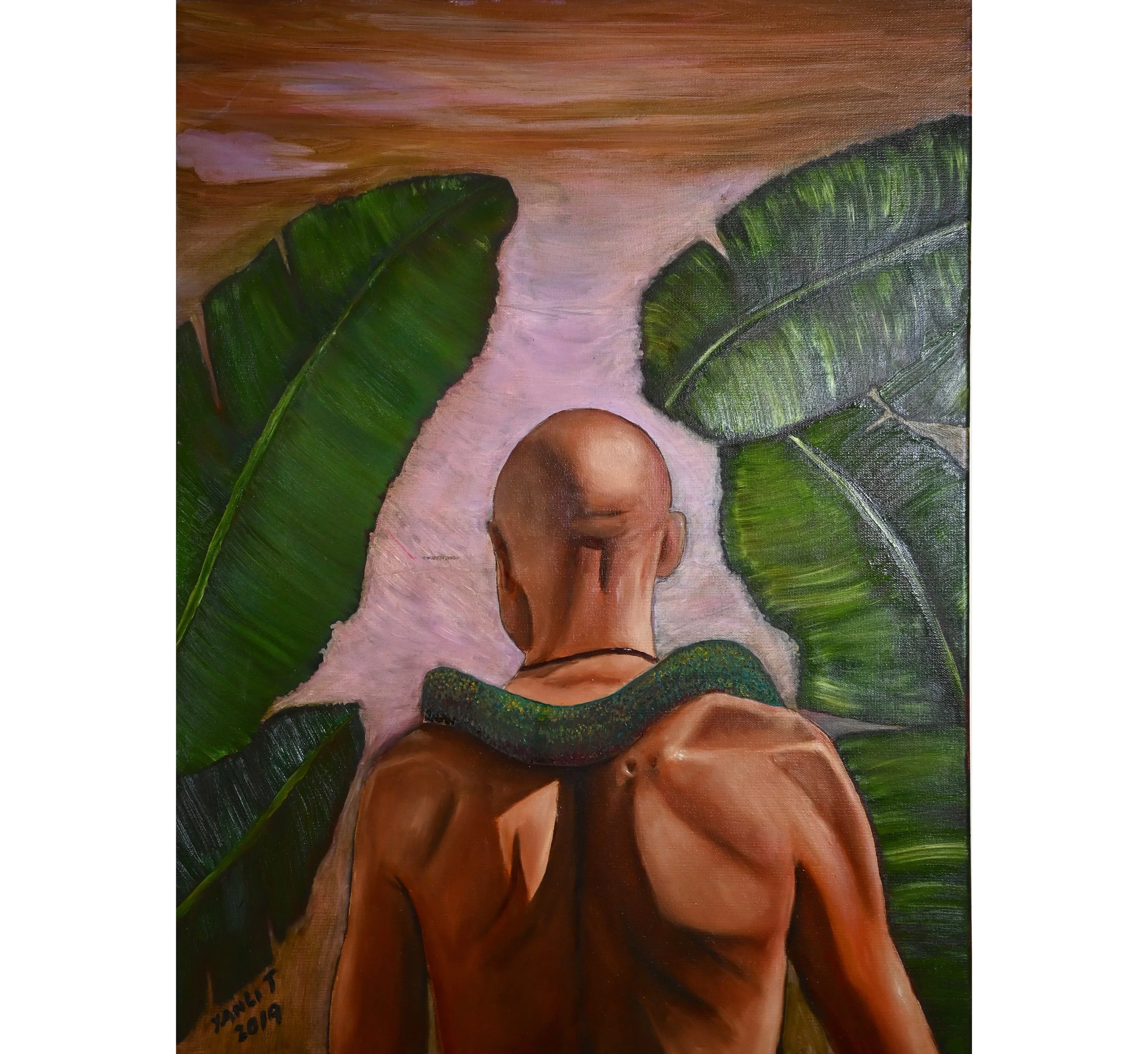 "Nowhere to go",  oil on canvas,  61cmx46cm, 2019