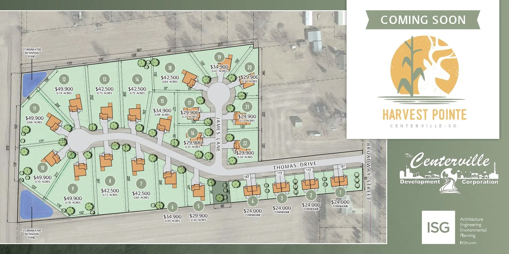 Harvest Pointe Housing Development — Centerville, SD