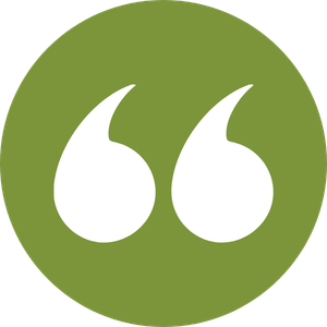 green quote icon