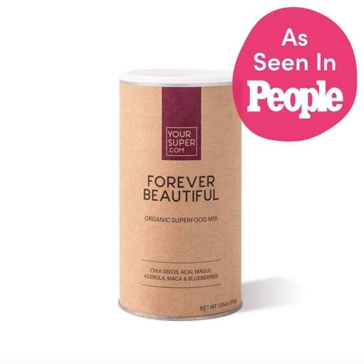 Your Super Forever Beautiful Superfood Blend – Organic Superfood Powder for  Healthy Skin and Hair, with Organic Açaí, Powder, Maqui Berry, Maca, and