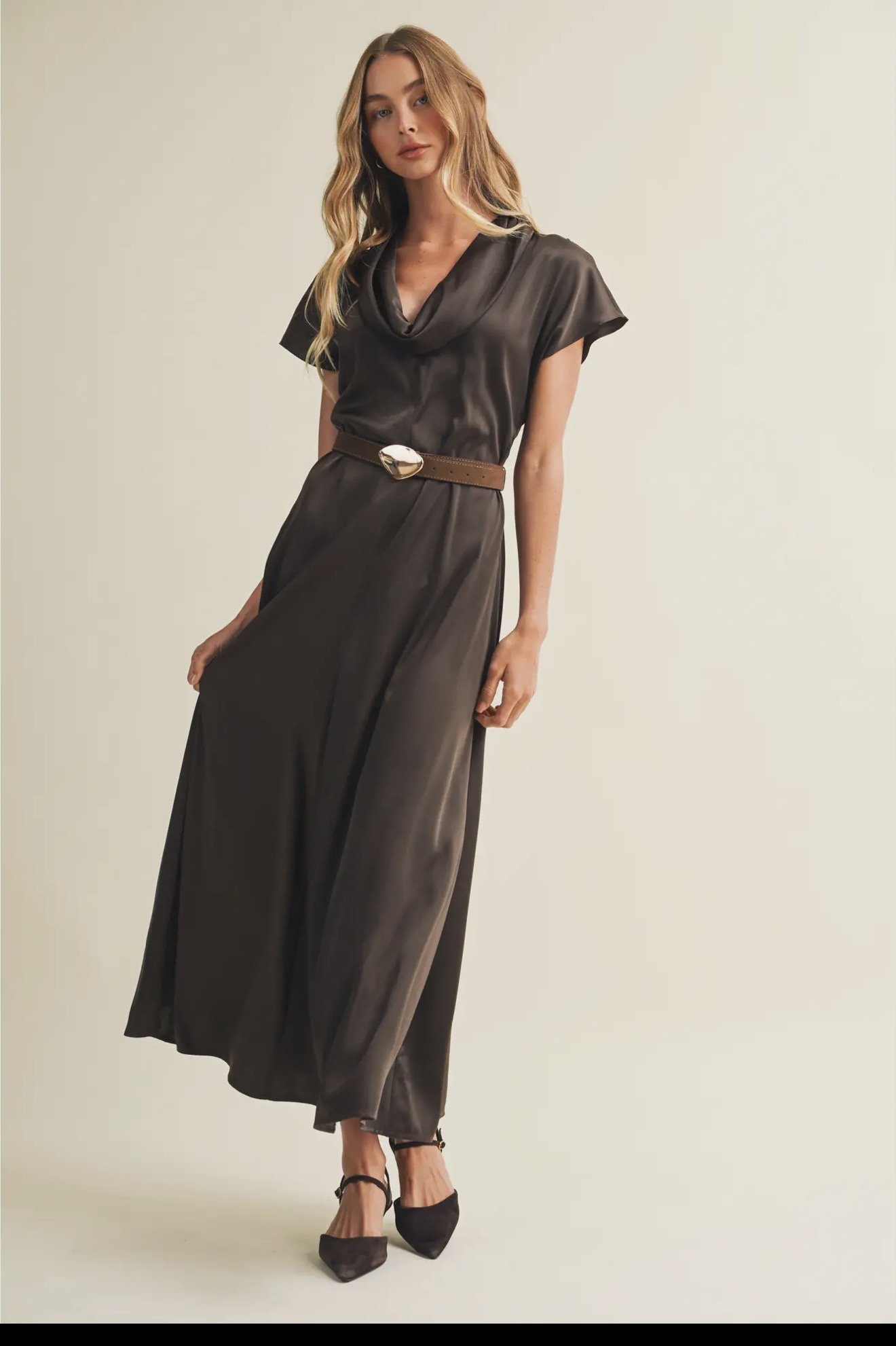 Cowl Neck Dress