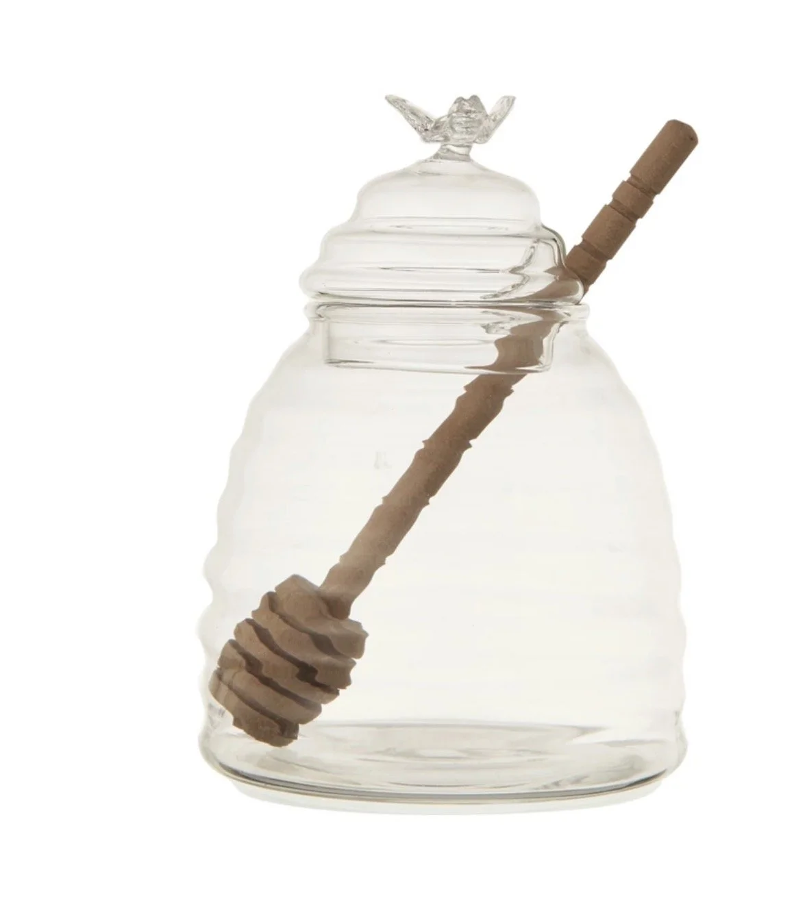 Glass Honey Pot with Dipper
