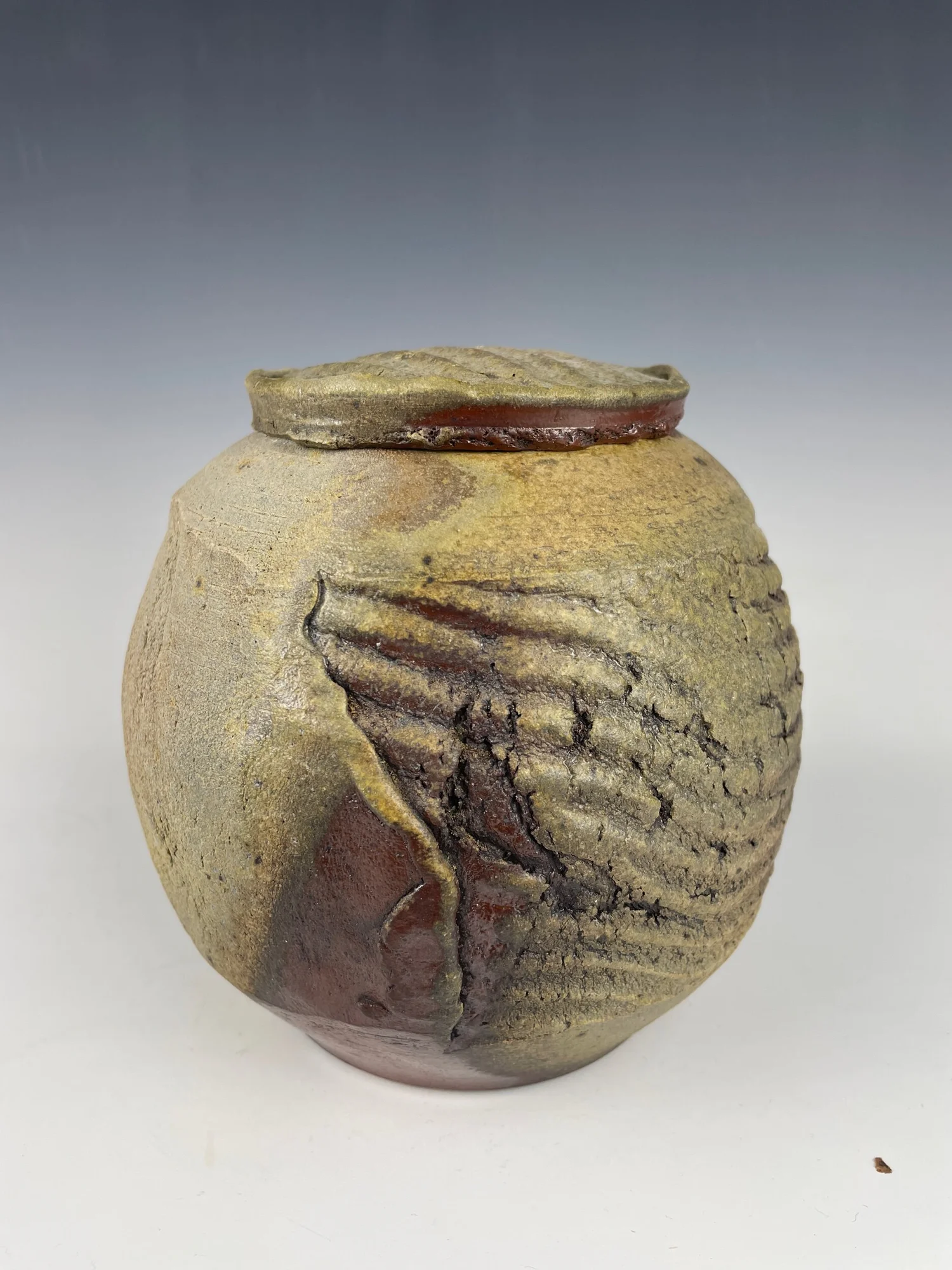 Woodfired Stretch Jar — Moseley Pottery