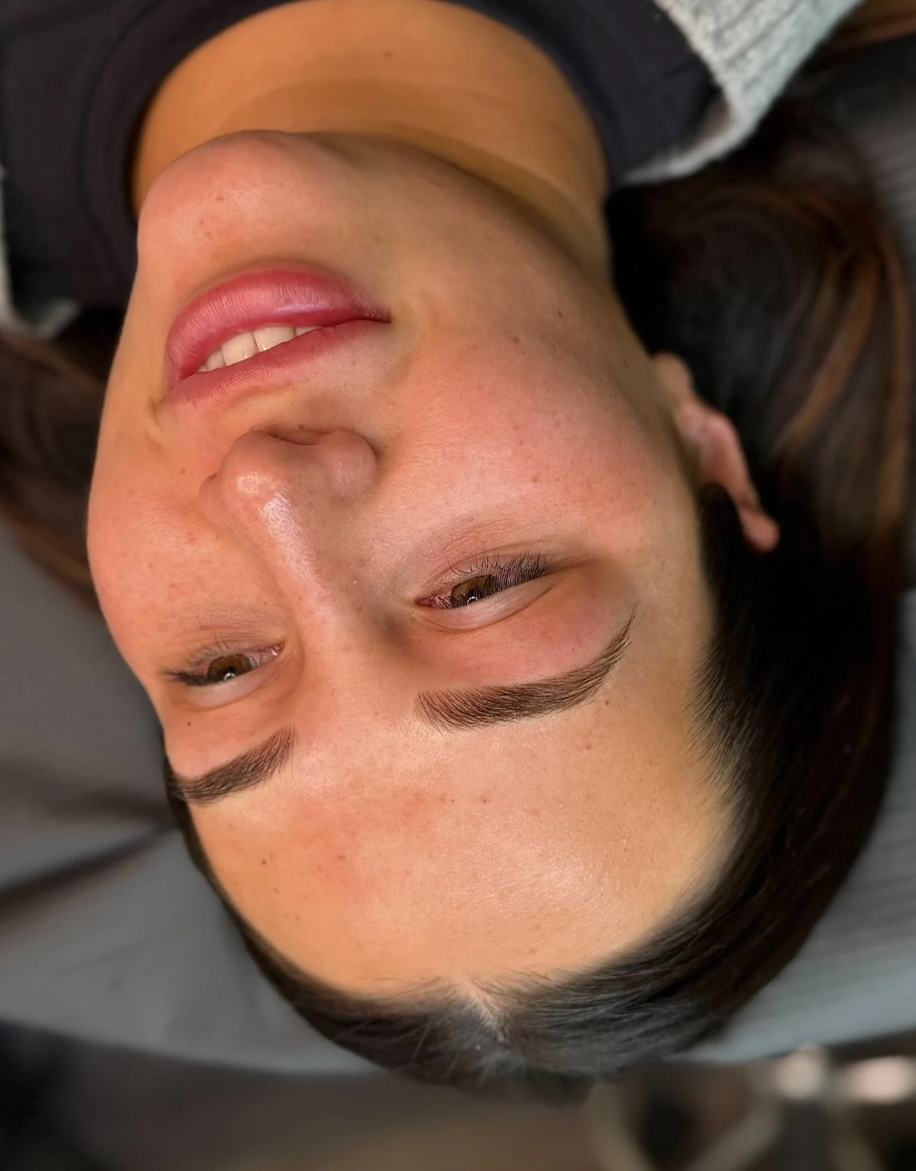 What an absolute sweetheart ❤️&zwj;🔥

My beautiful client travelled two whole hours just to spend the day with me &mdash; I&rsquo;m honestly so grateful 🥹

Using my signature Nano Brow technique, we created the dreamiest natural, fluffy brows with 