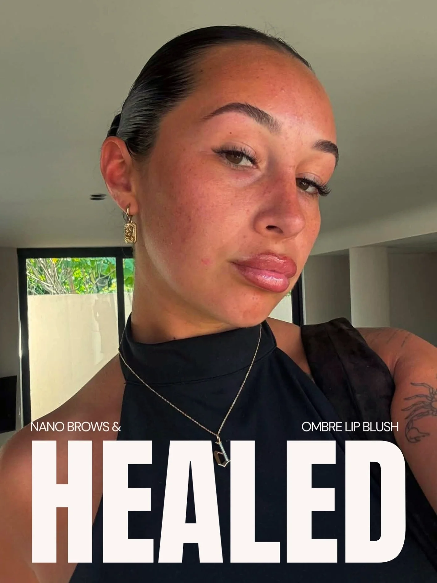 HEALED NANO BROWS &amp; LIP BLUSH 🔥

My client recently went to Bali and messaged me about how much confidence her brows and lips gave her. She woke up slicked her hair back and was ready to go. Not to mention it&rsquo;s sweat and smudge proof 🙌🏼

