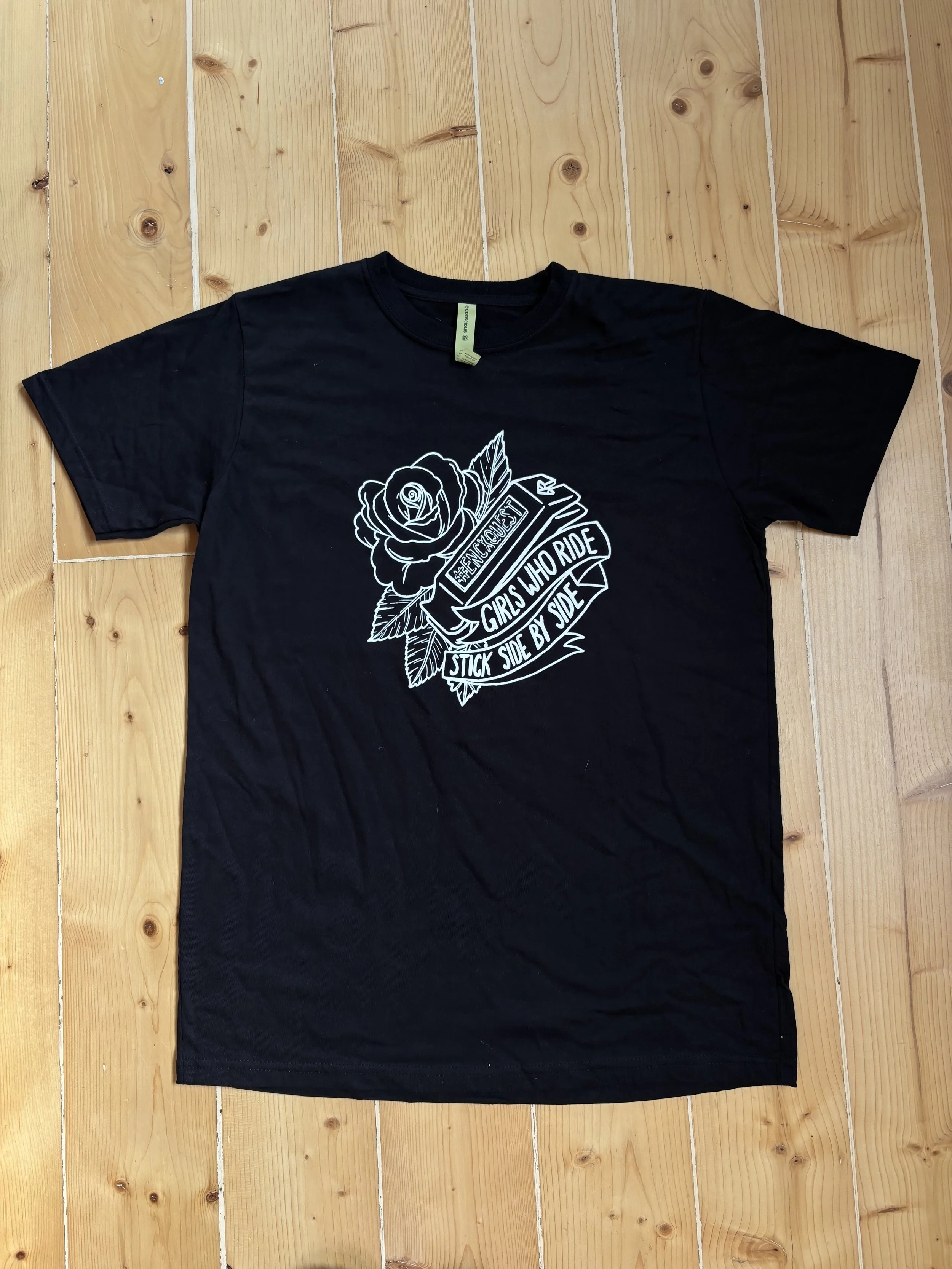 Girls Who Ride Stick Side By Side - ENCXQuest Tee